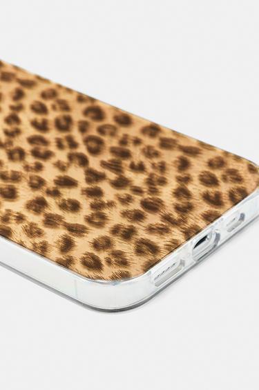 Leopard print iPhone case — Brown 4