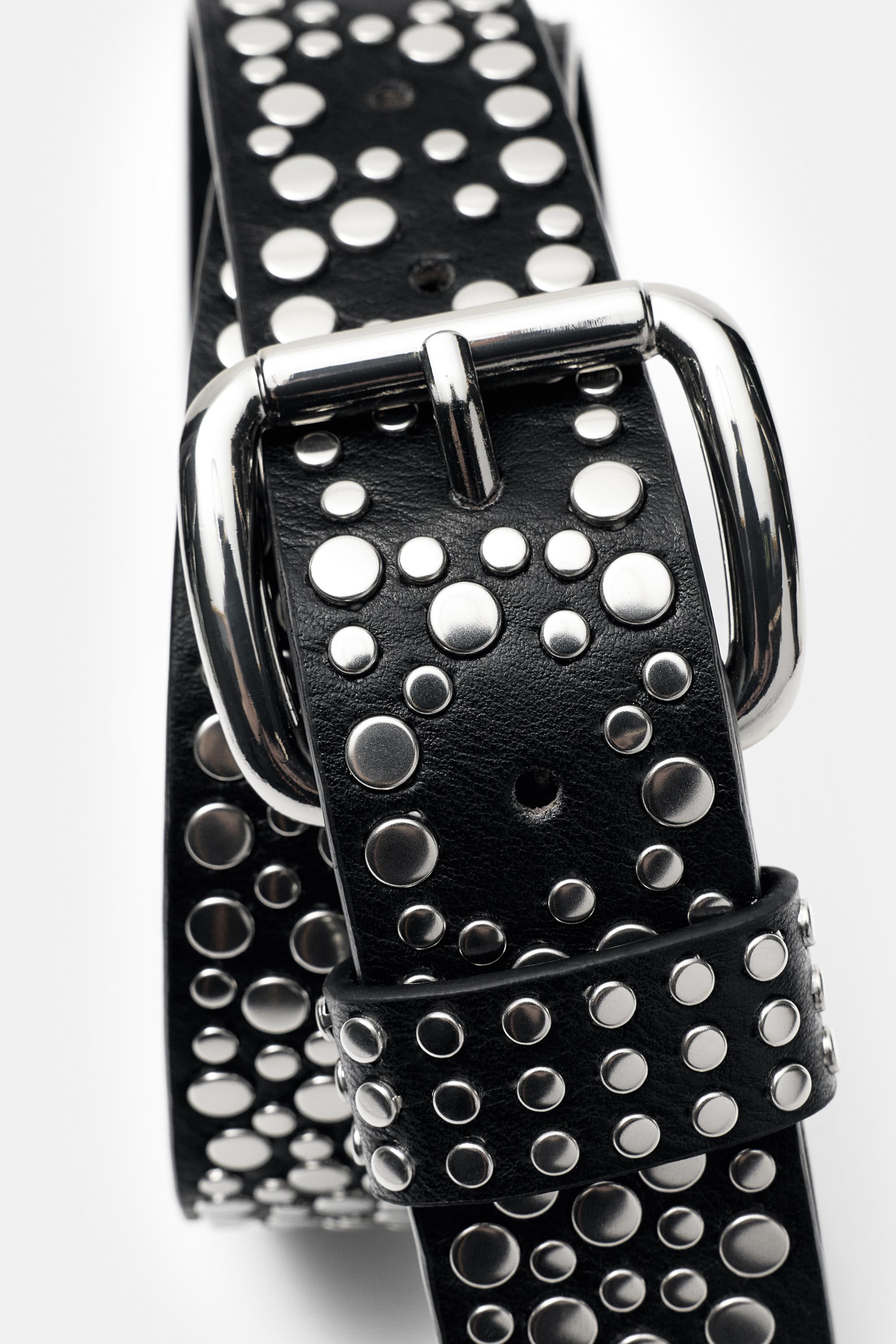 Çıtçıt detaylı suni deri kemer - Görsel 5