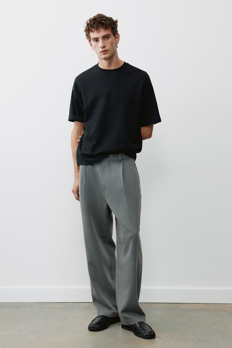 Tailored darted trousers — Grey
