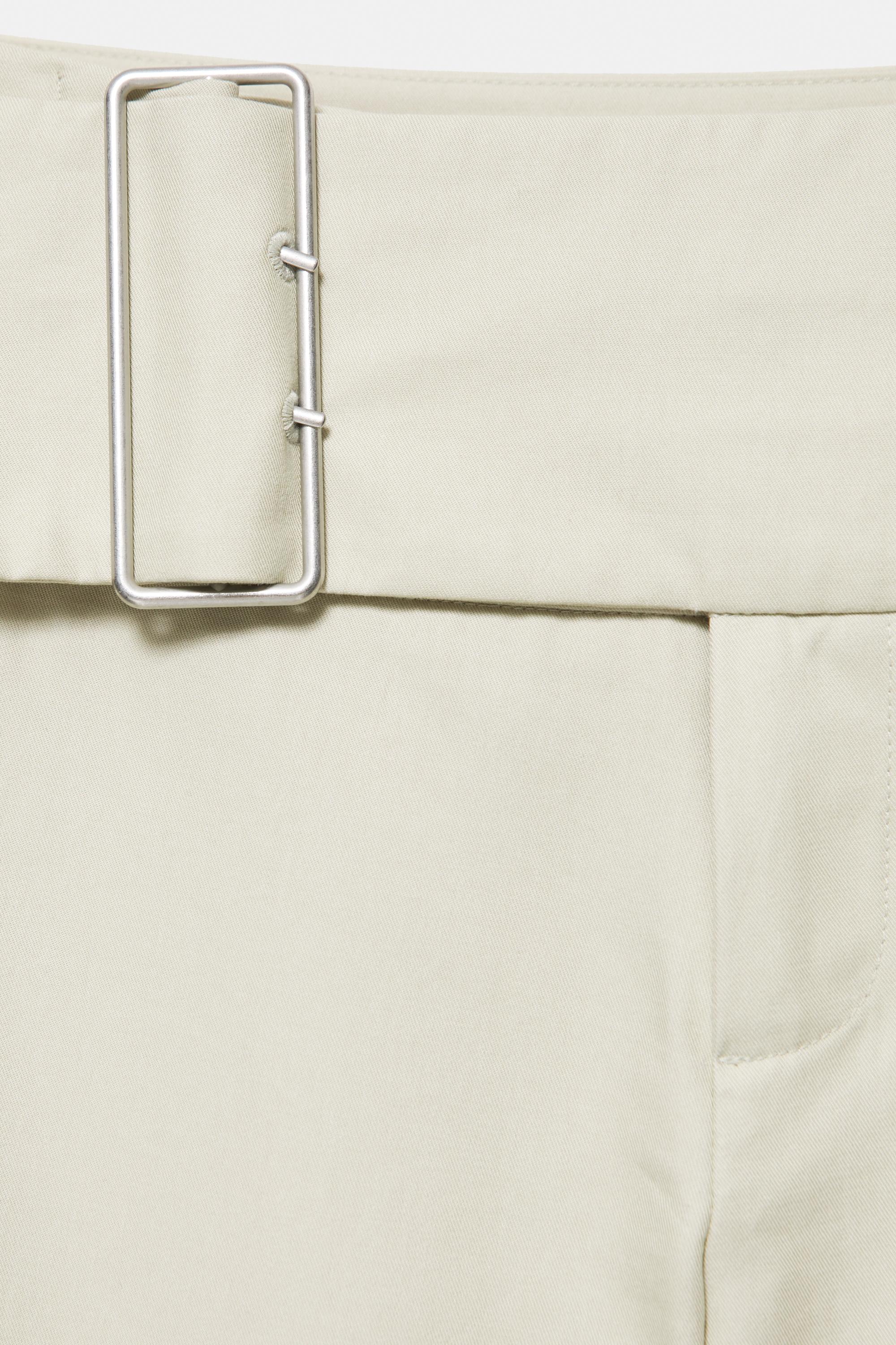 Pull&Bear Tokalı düz pantolon