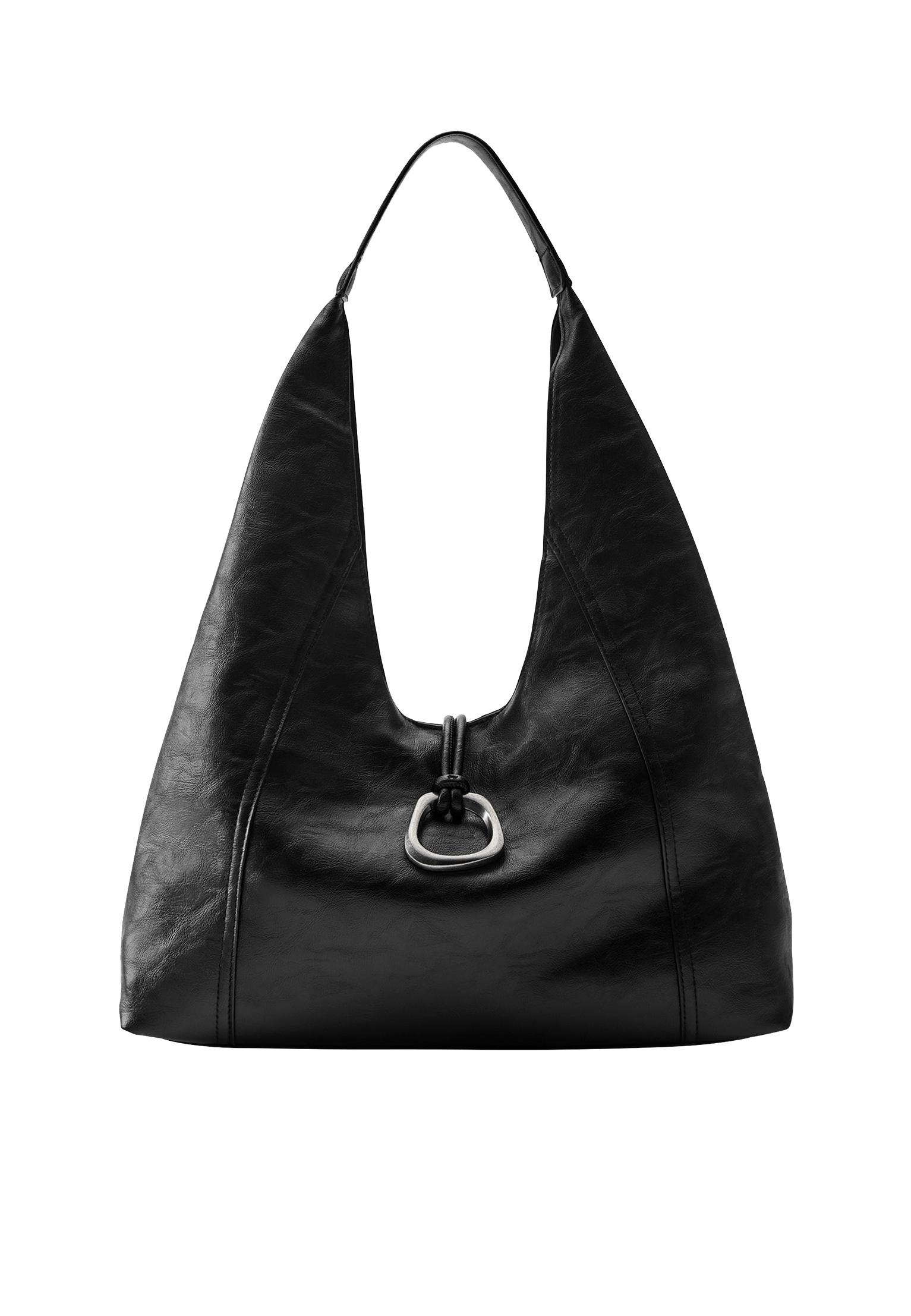 Ring tote bag — Black