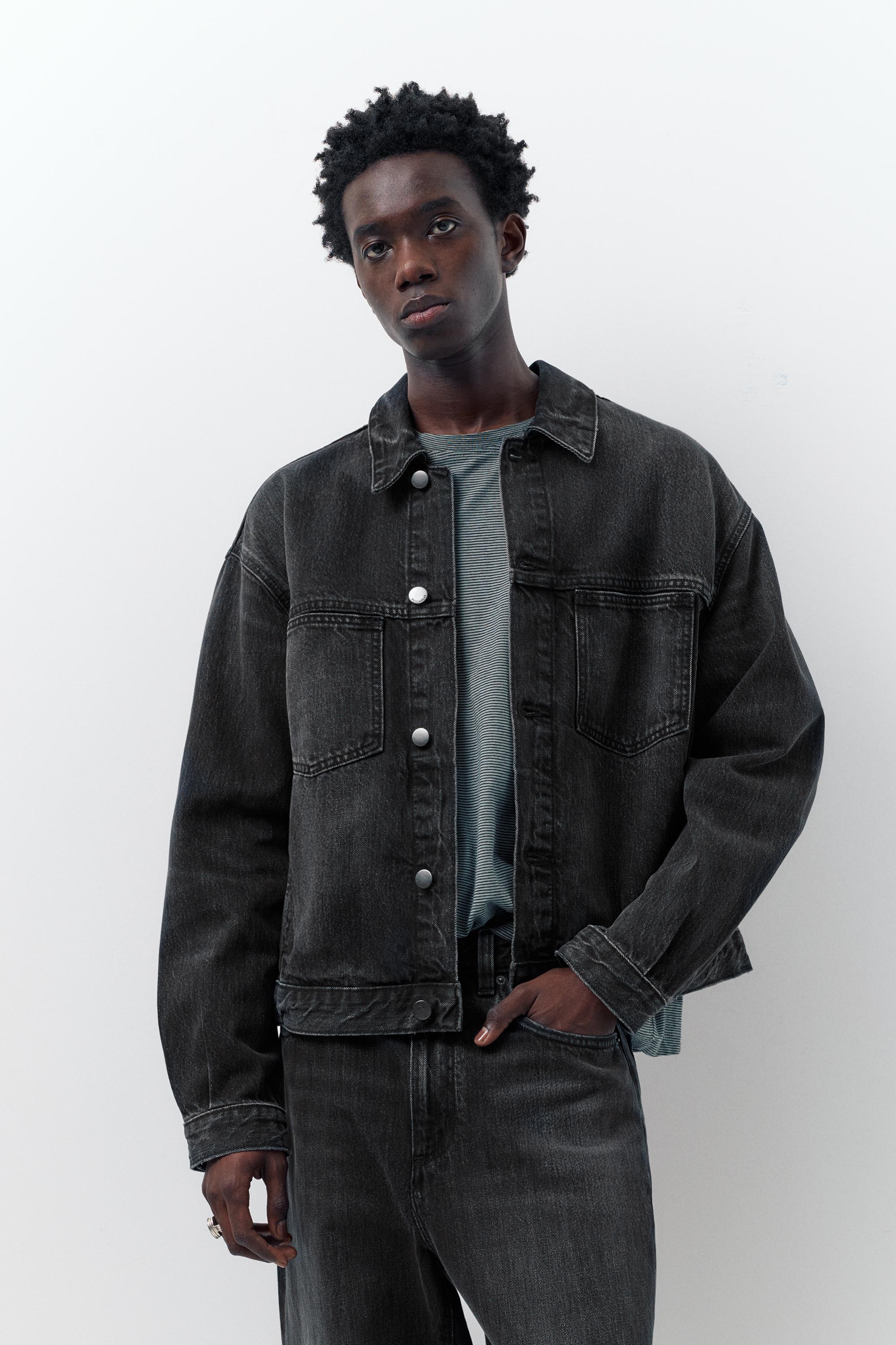 Trucker denim ceket - Görsel 9