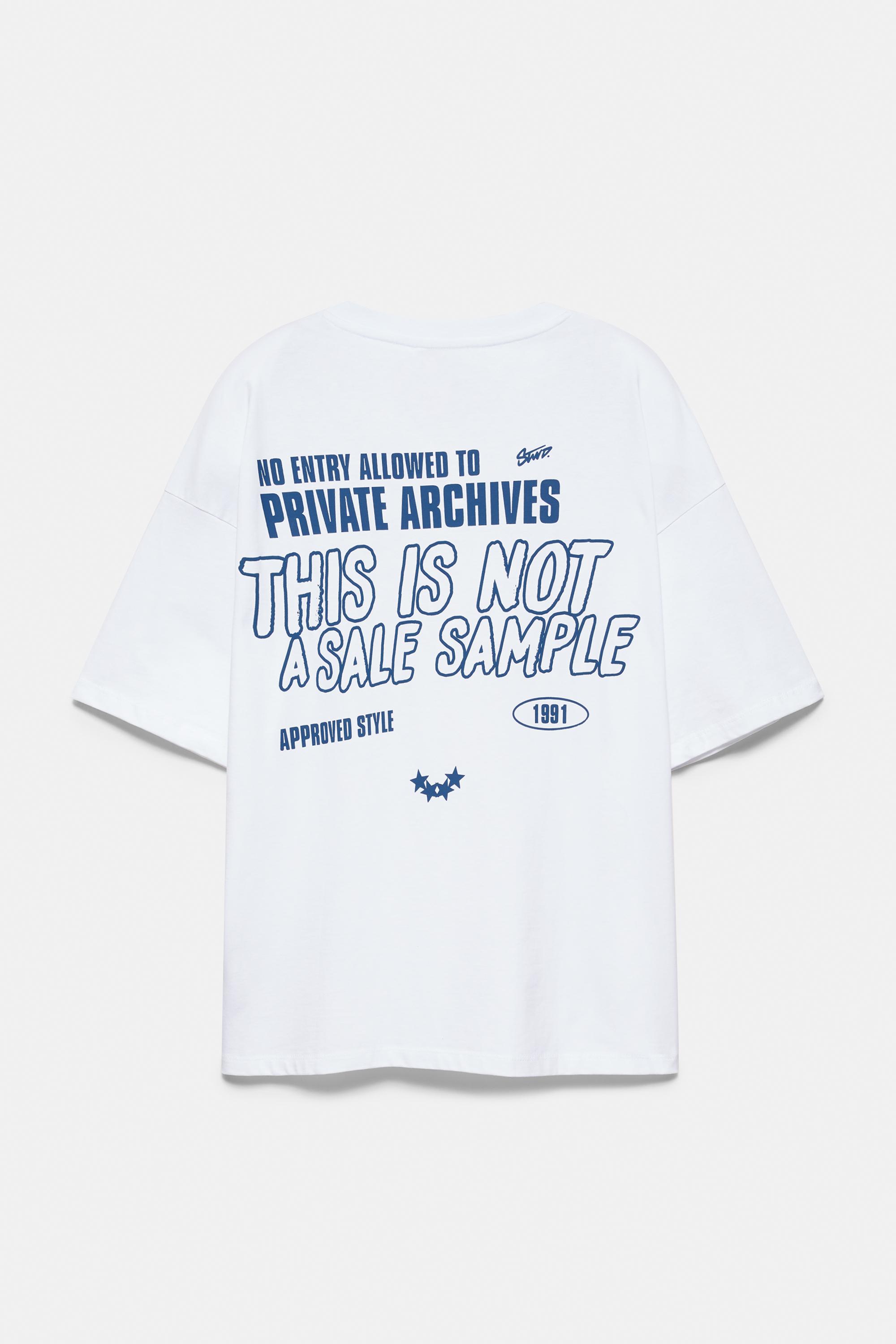 STWD Private Archives graphic T-shirt — White