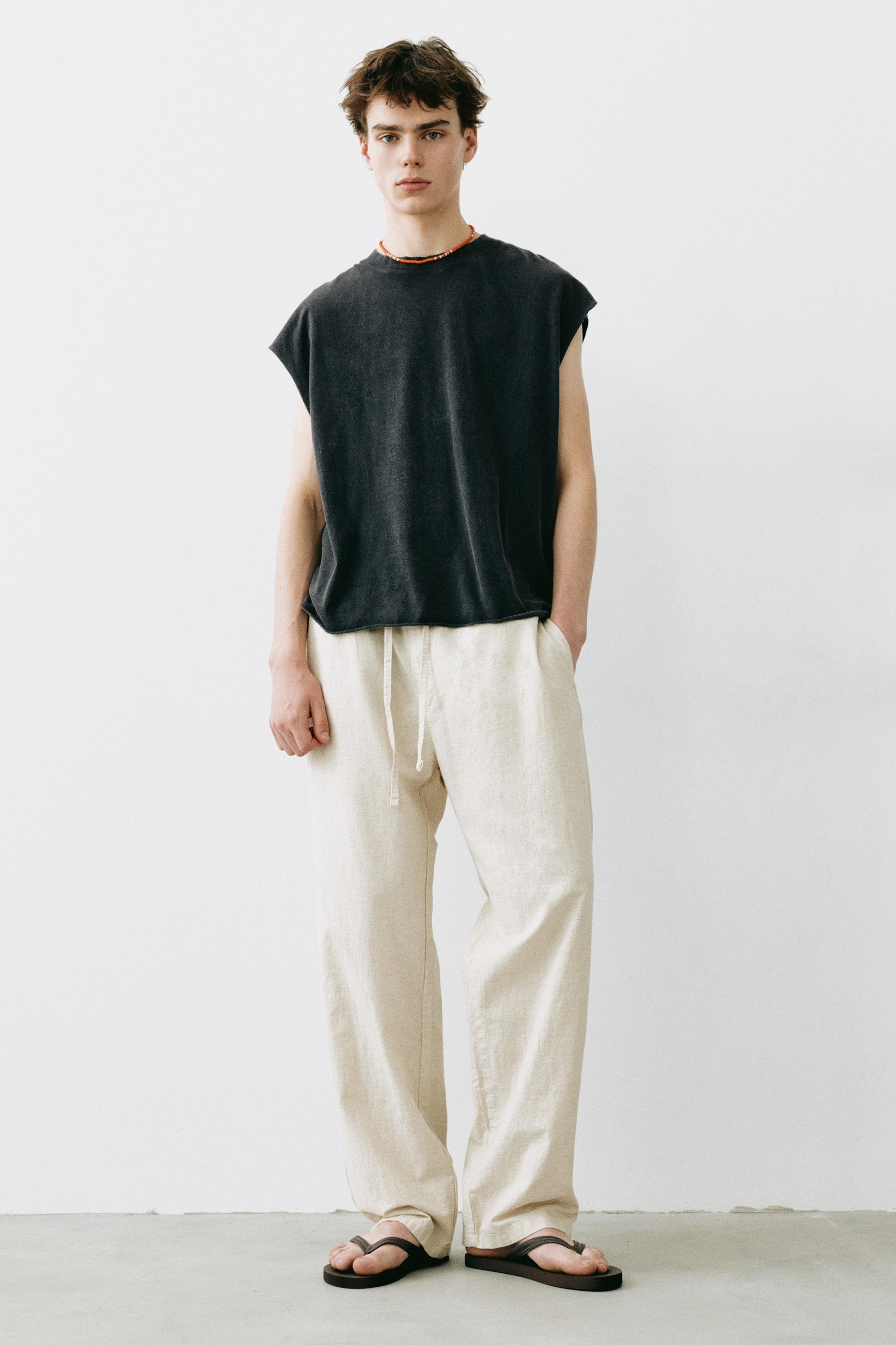 Rustic joggers — Beige