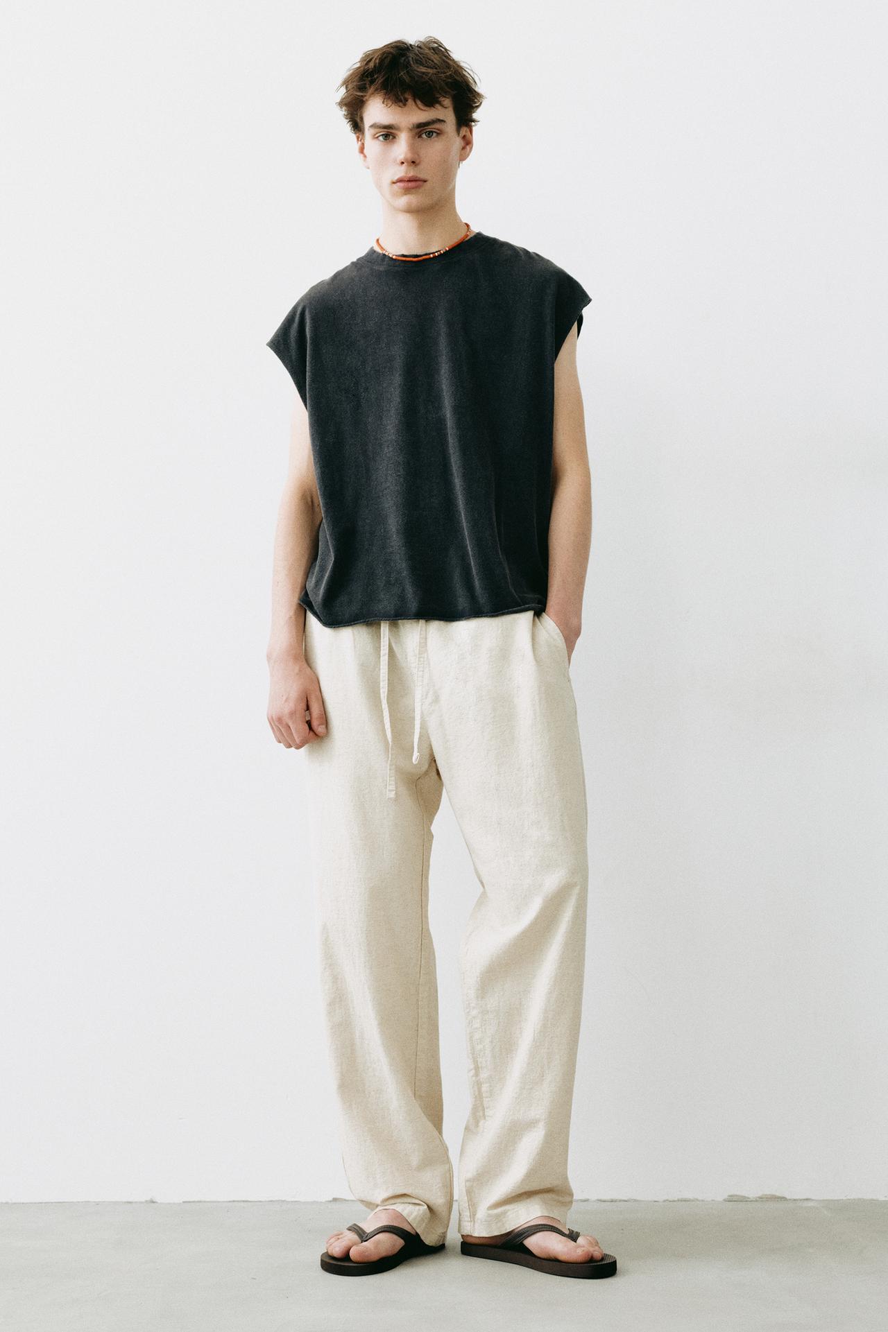 Rustic joggers — Beige
