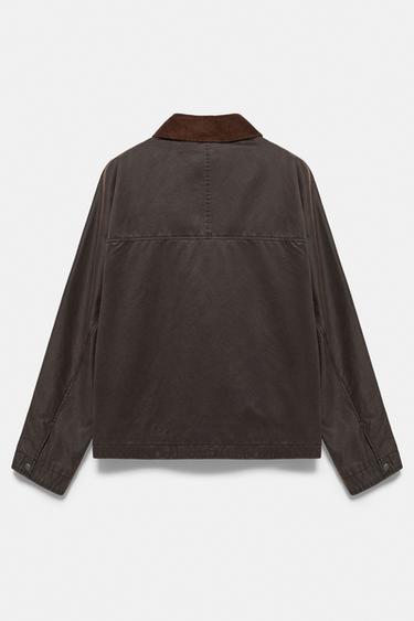 Waxed corduroy collar jacket — Copper 8