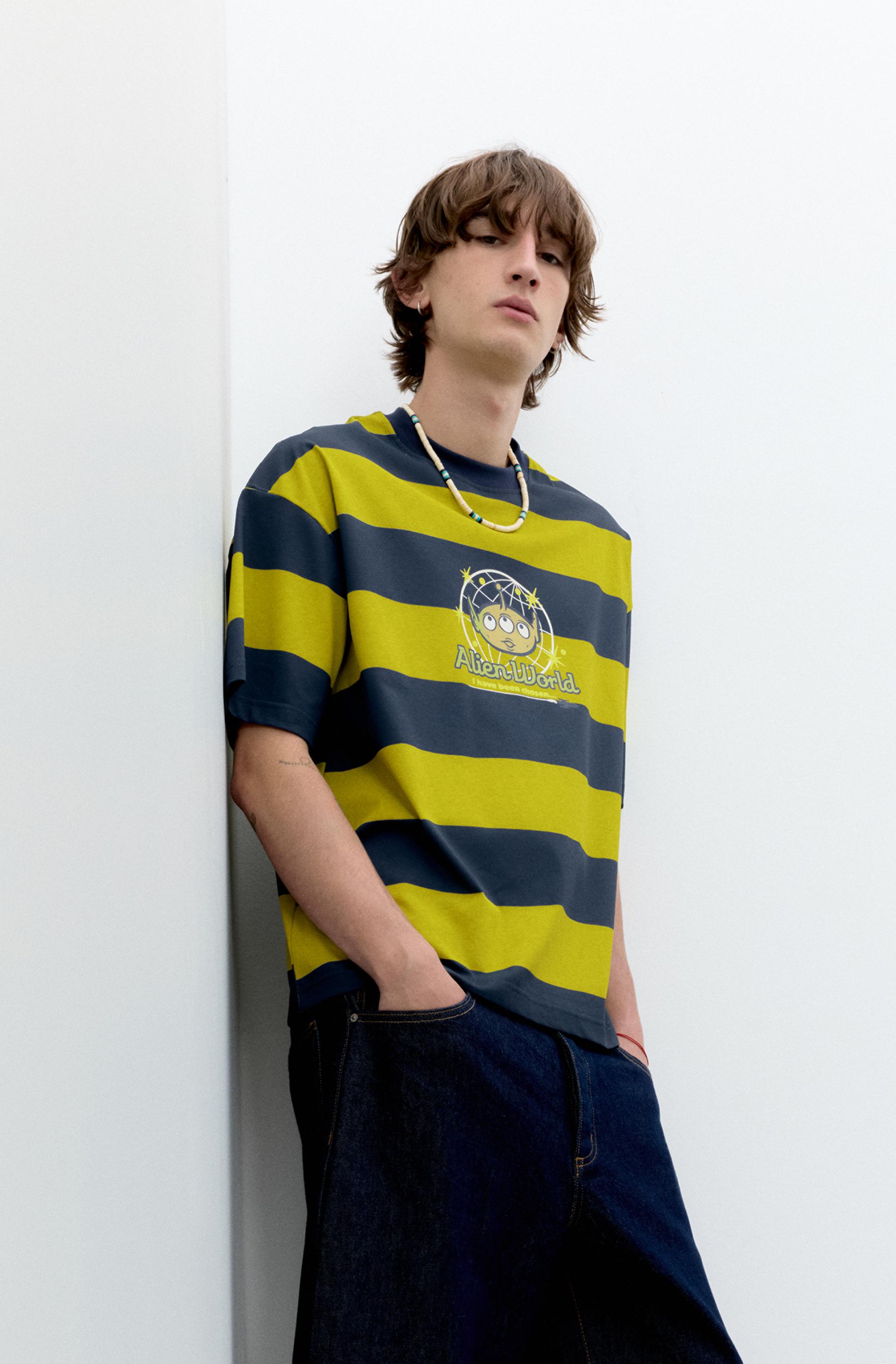 Toy Story striped T-shirt — Lime