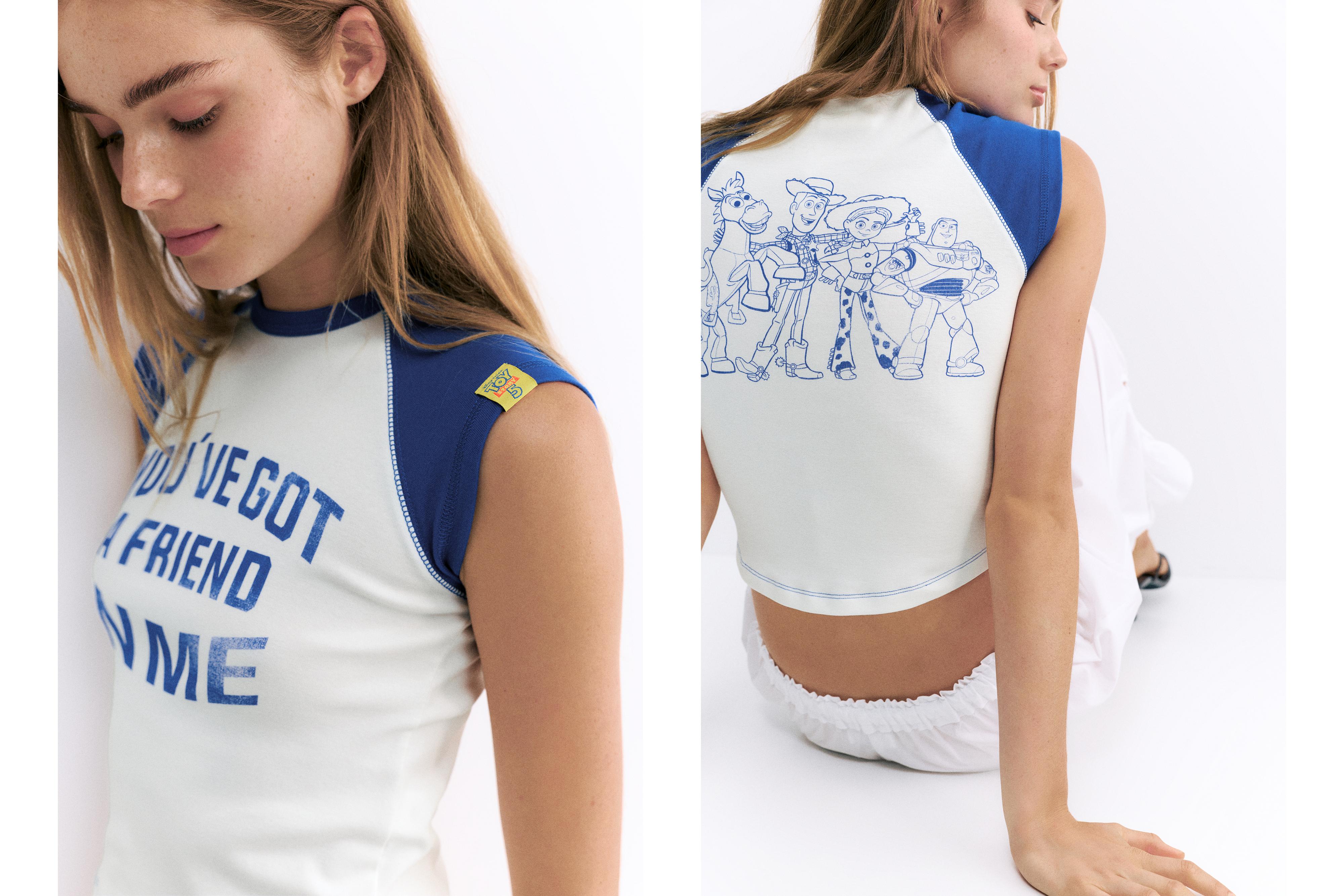 Toy Story raglan sleeve T-shirt — White