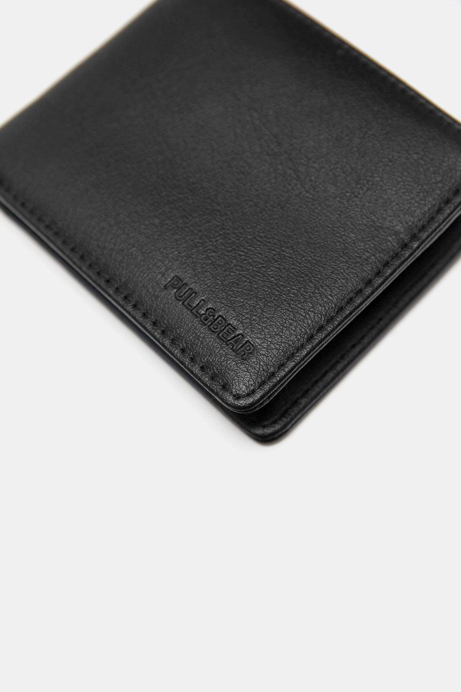 Plain wallet — Black