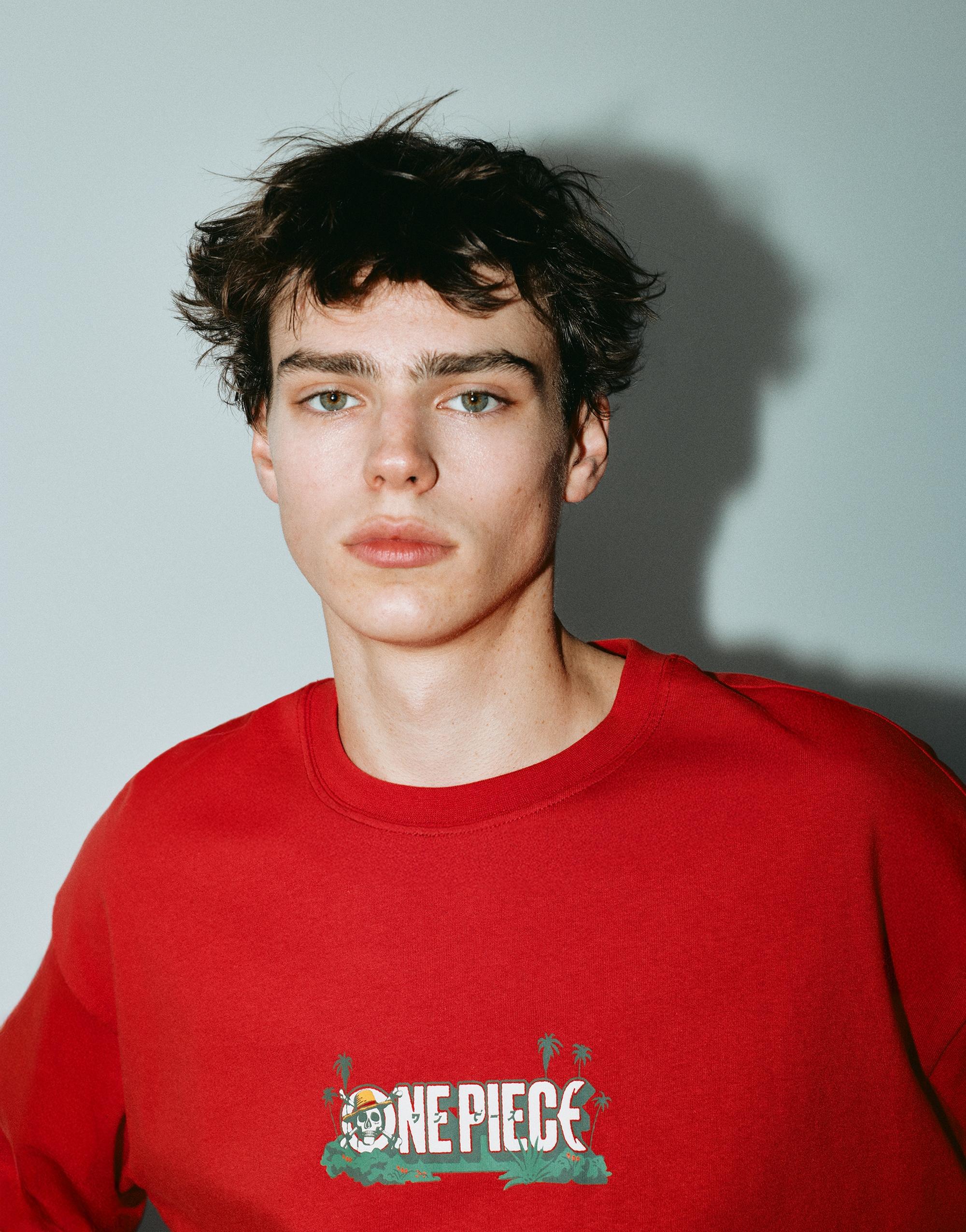 One Piece relaxed fit T-shirt — Reddish