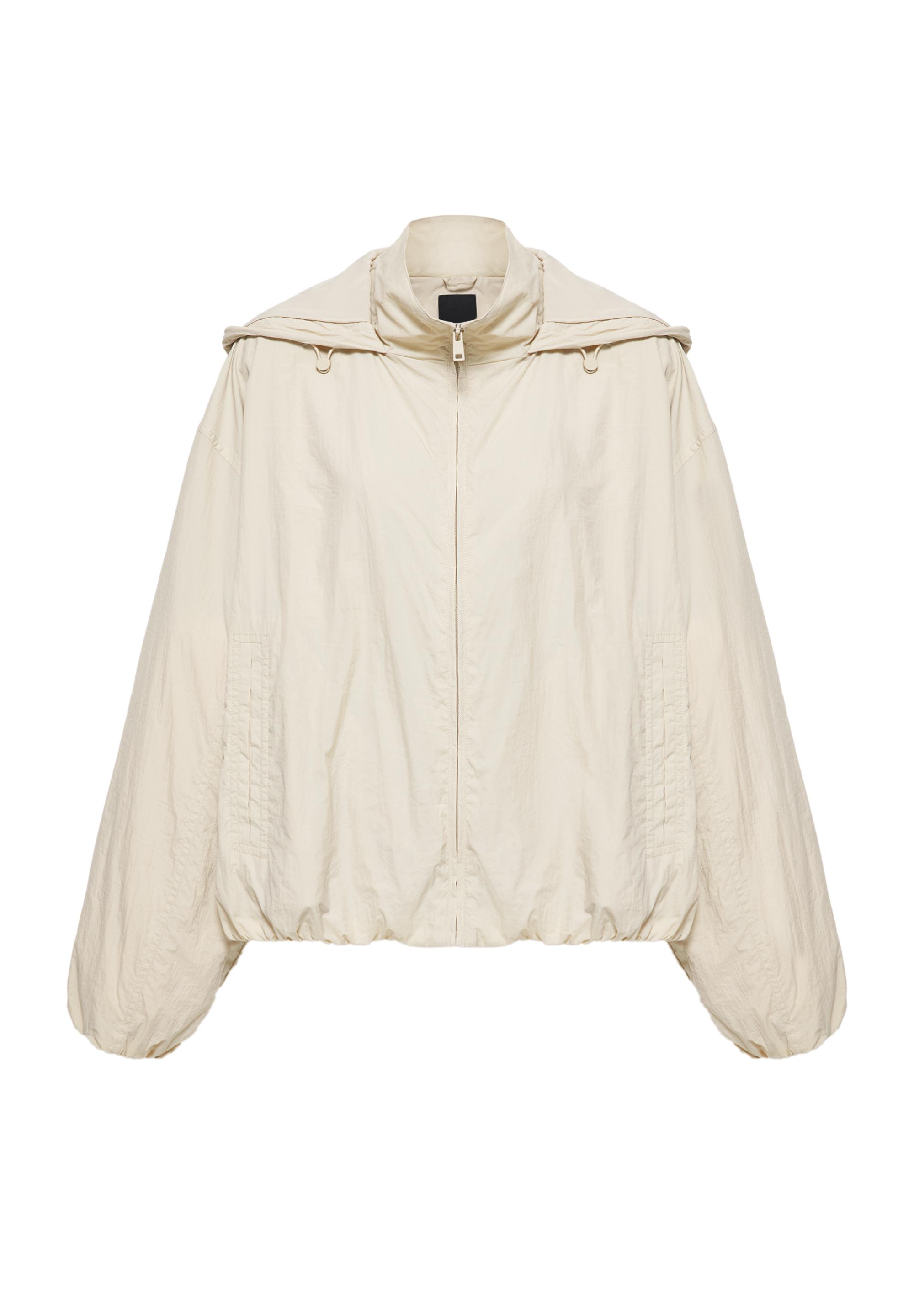 Lightweight hooded jacket — Sand