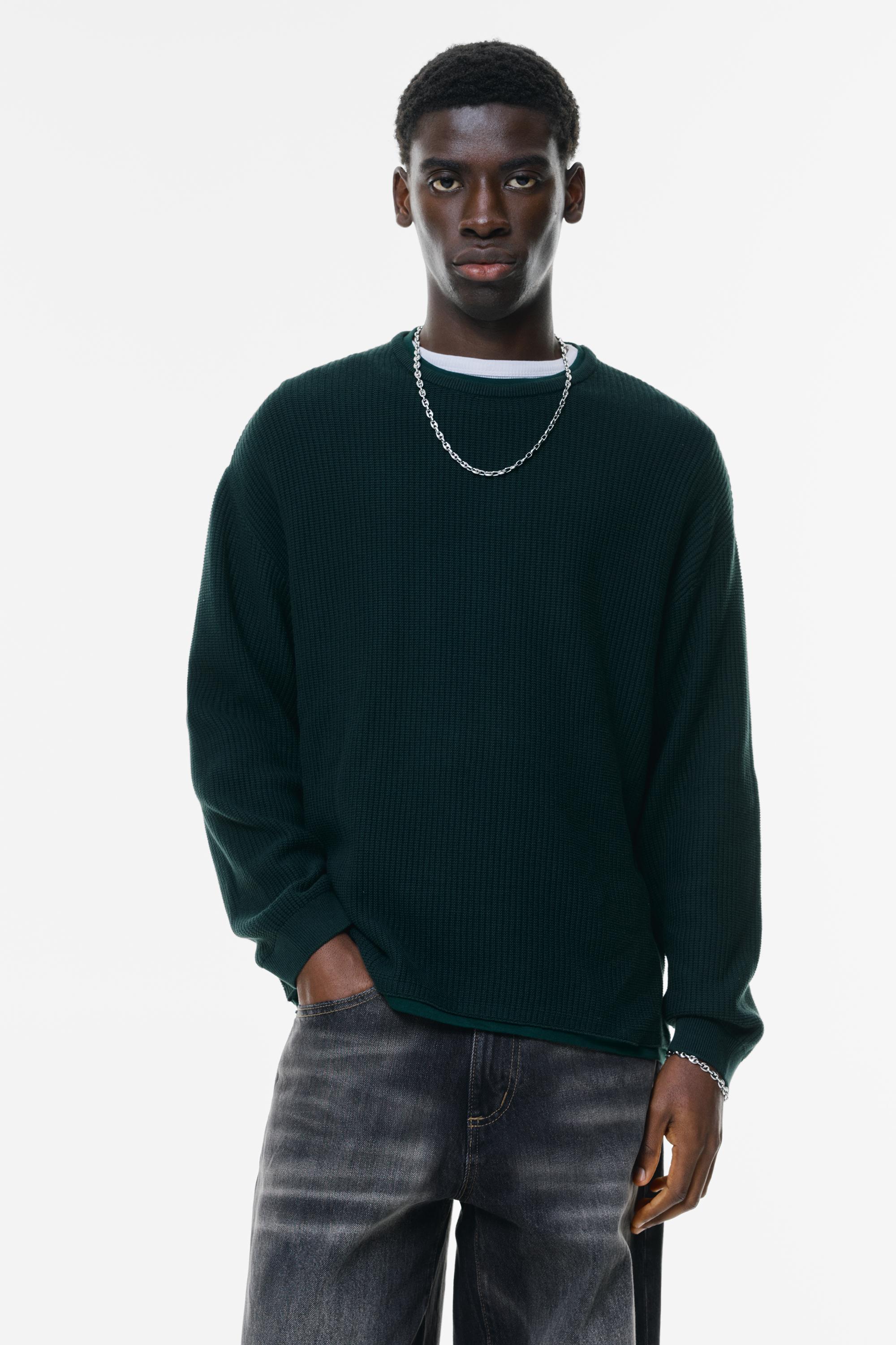 Pull Col Rond - Pull&Bear - Modalova