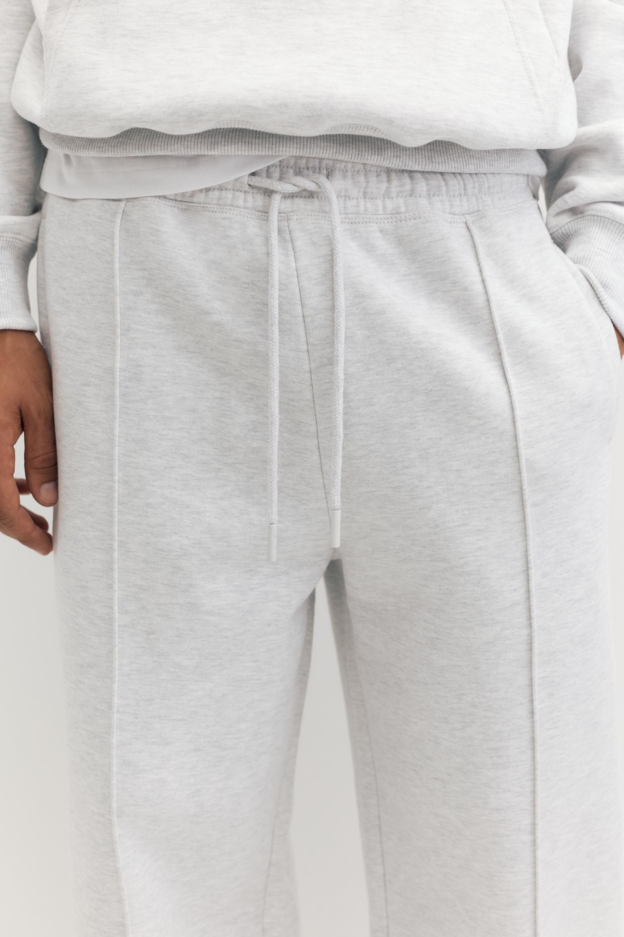 STWD baggy joggers — Pale marl