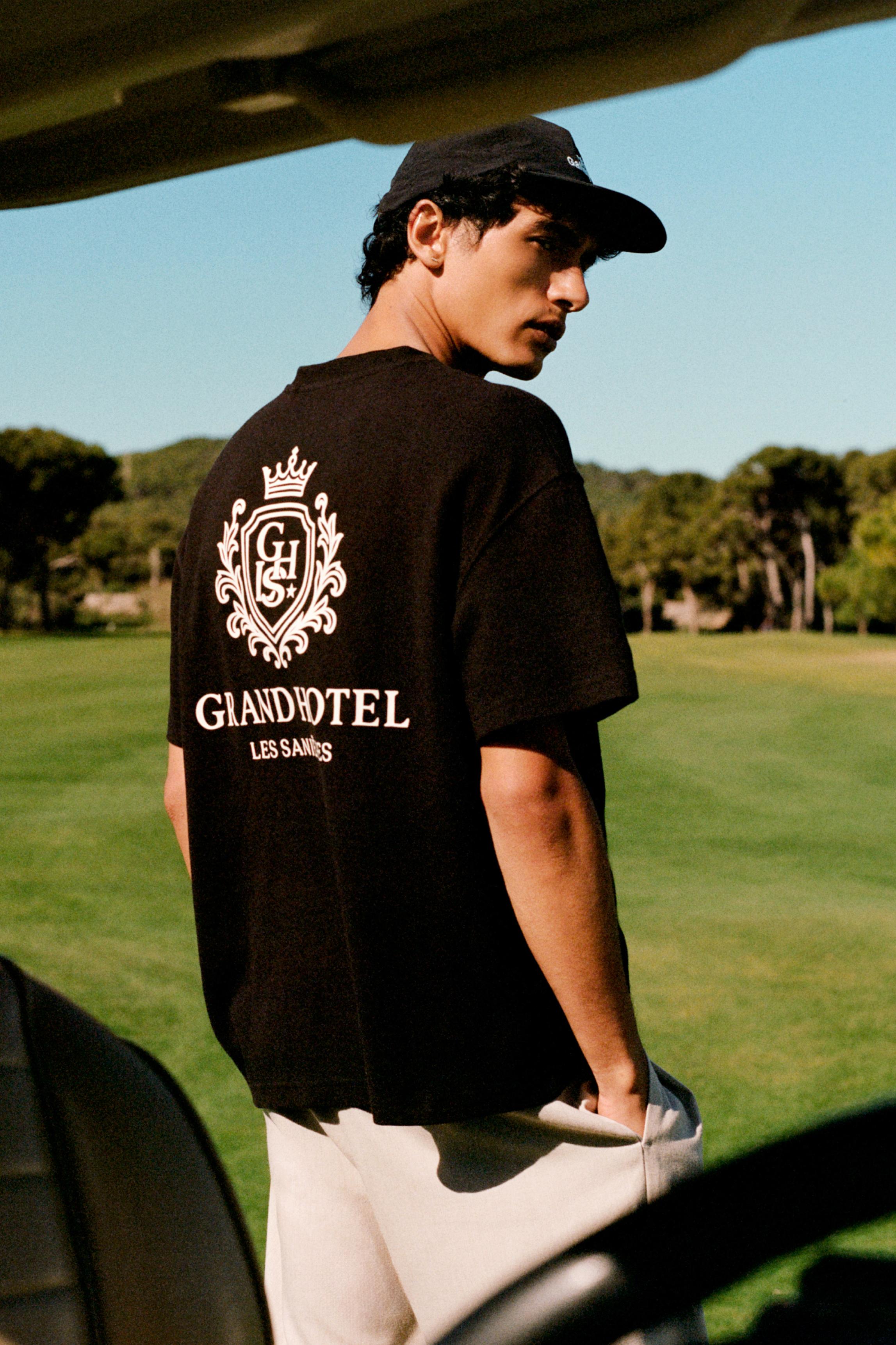 Kısa kollu Grand Hotel sweatshirt - Görsel 12