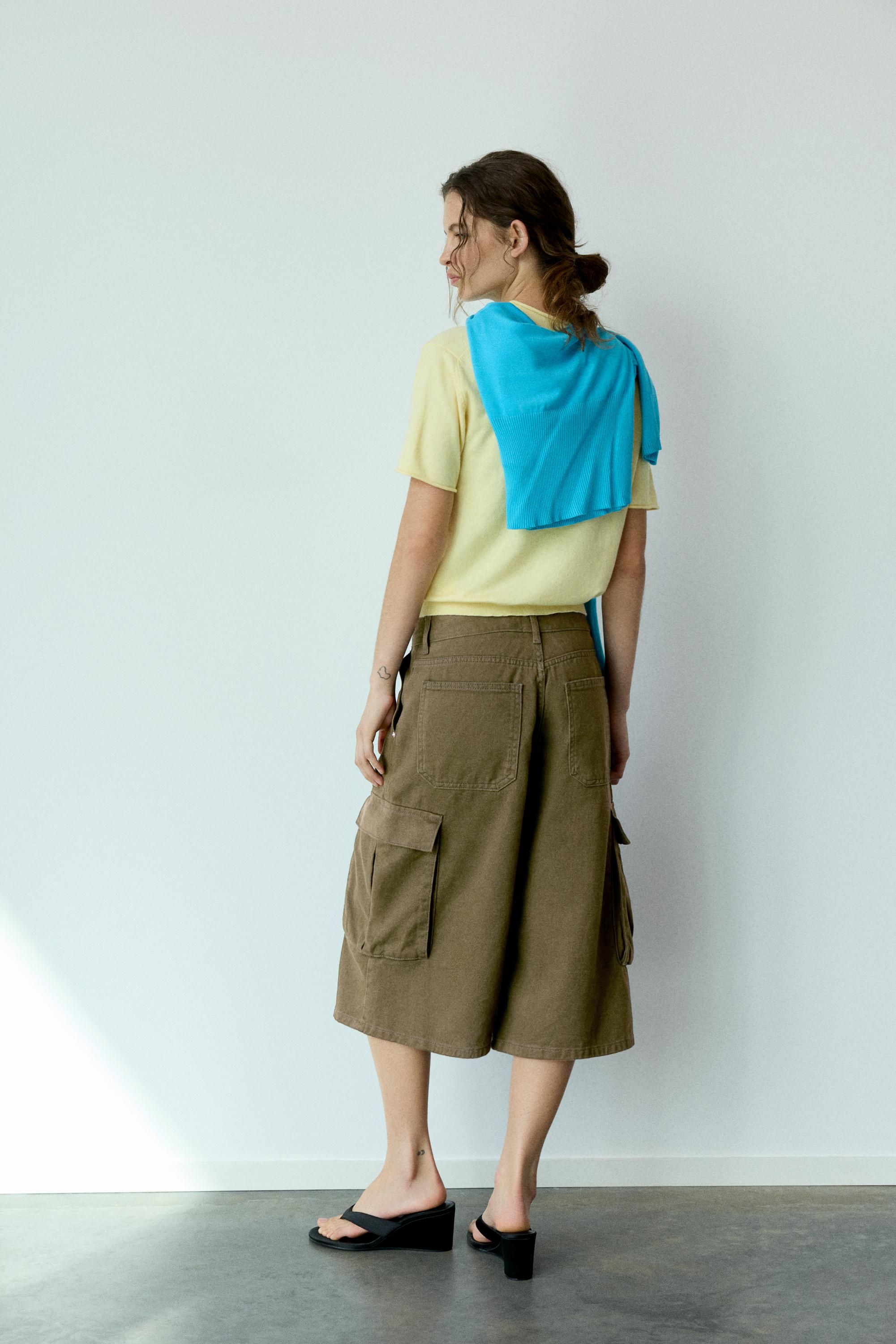 Longline cargo Bermuda shorts — Khaki