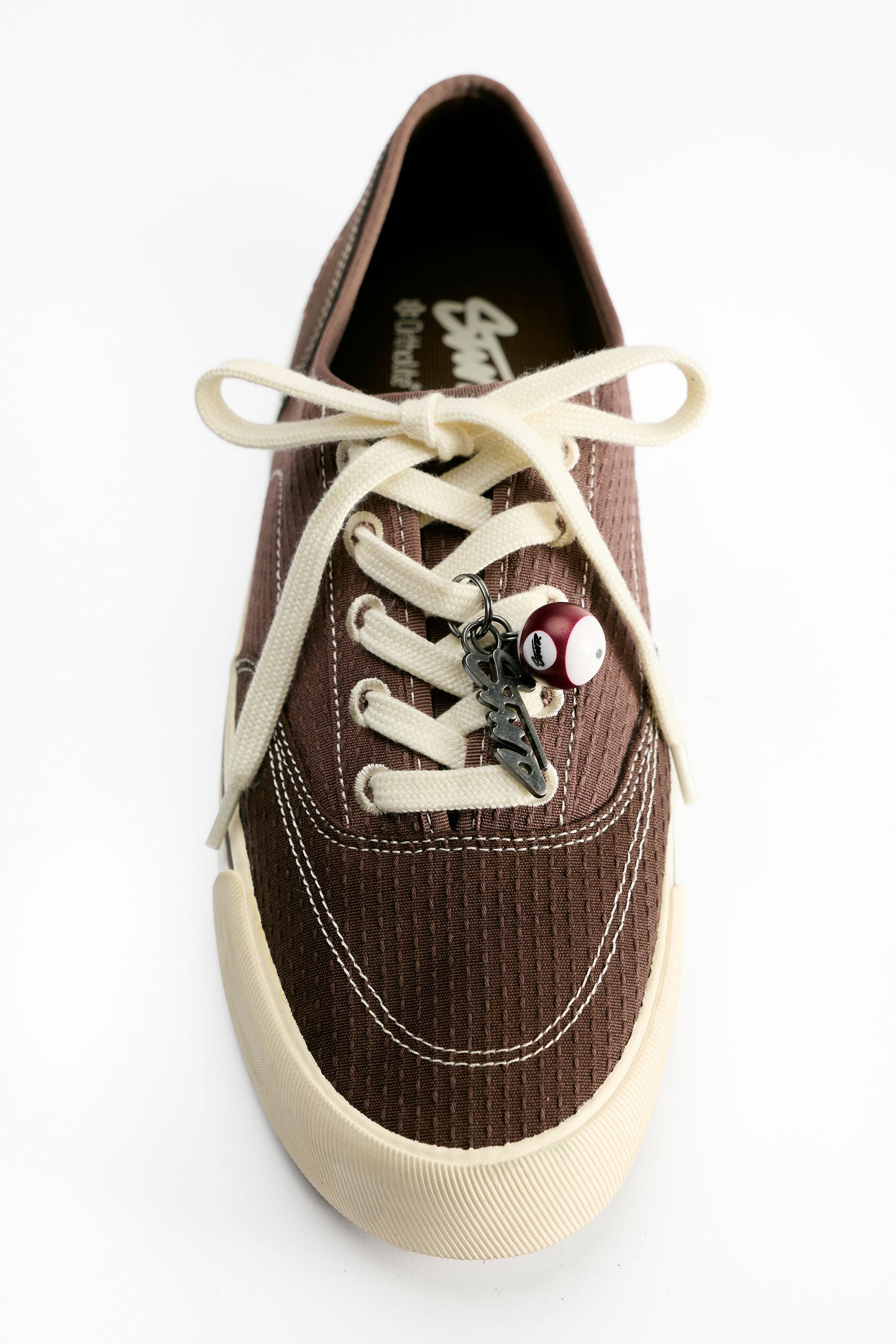 Embellished STWD trainers — Brown