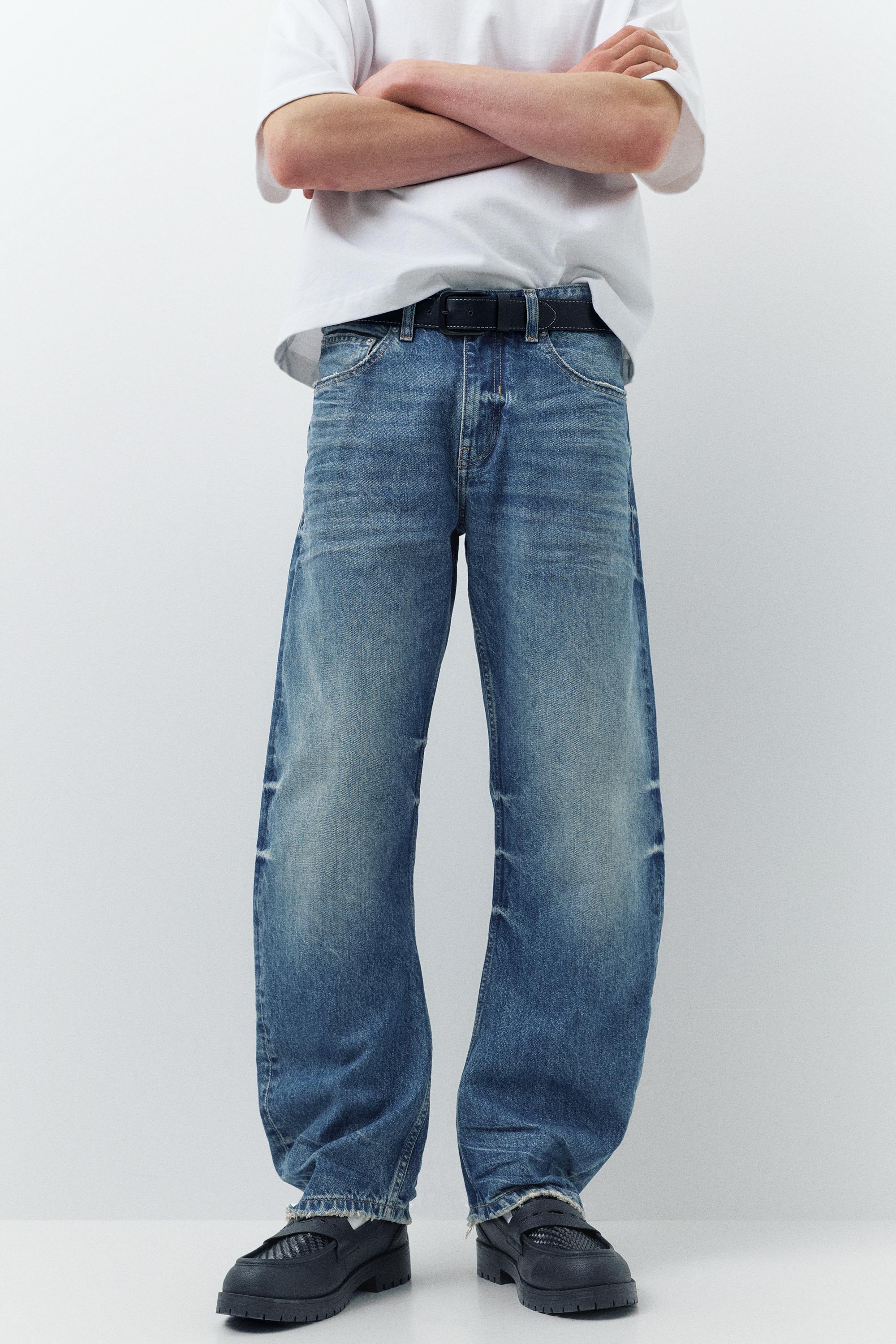 Düşük bel bol kesim jean - Görsel 47