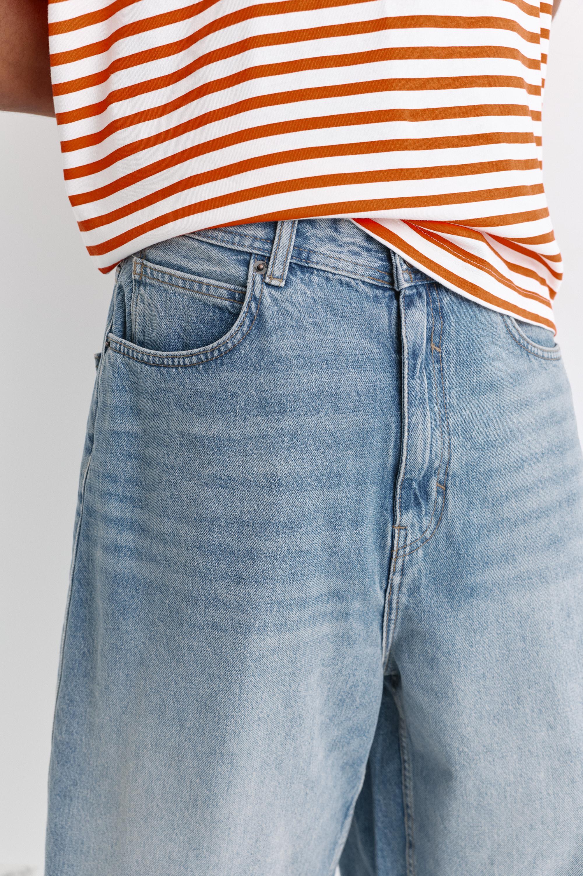 Skater jorts — Medium blue