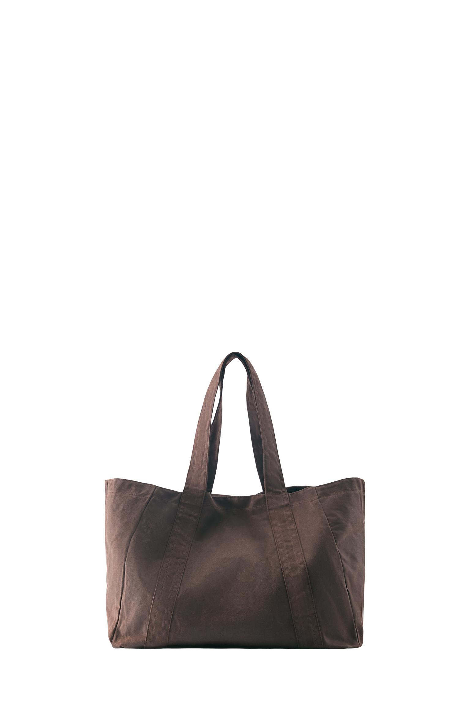 Canvas tote bag — Brown