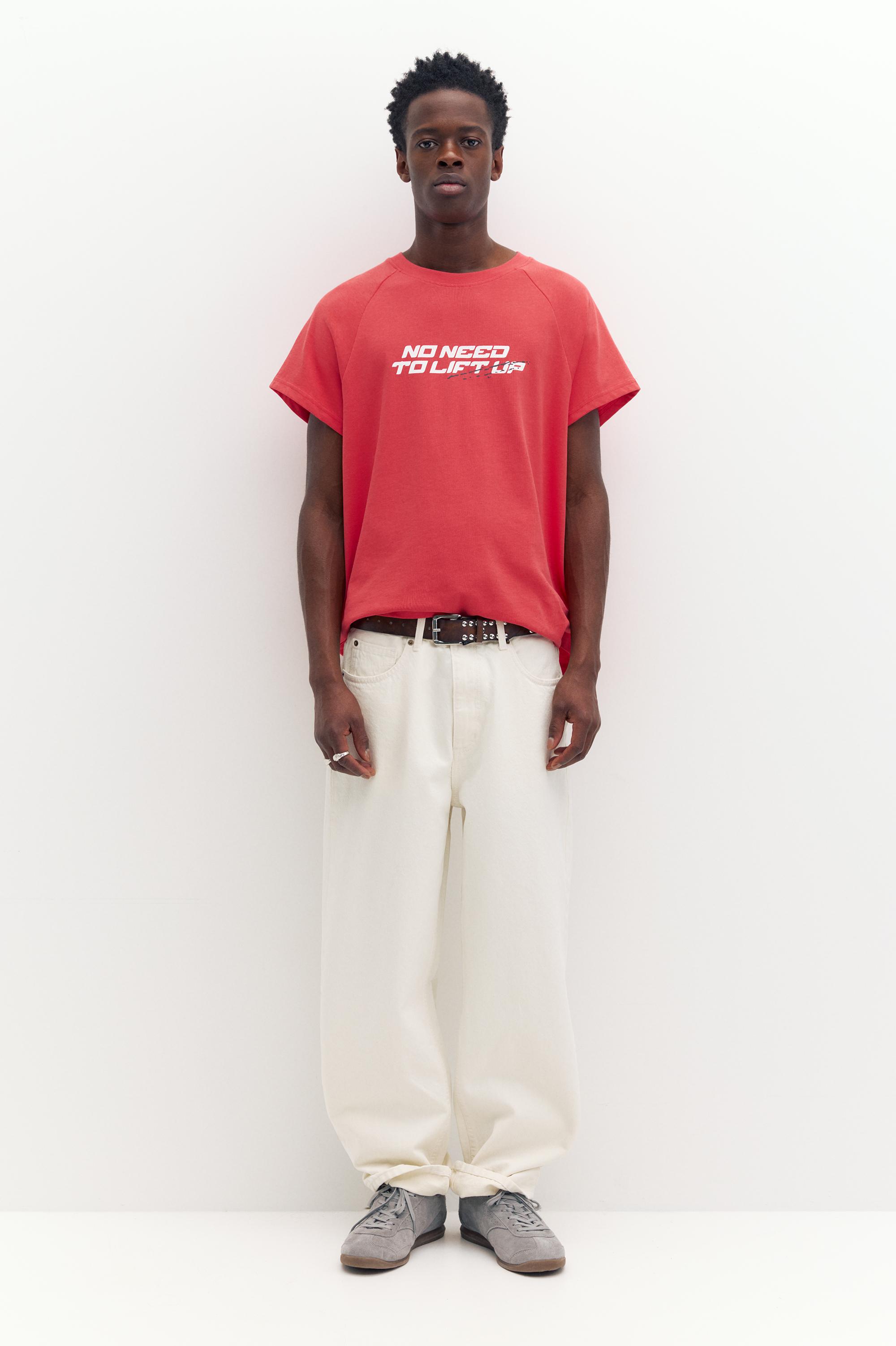 Reglan kısa kollu tişört - Görsel 6