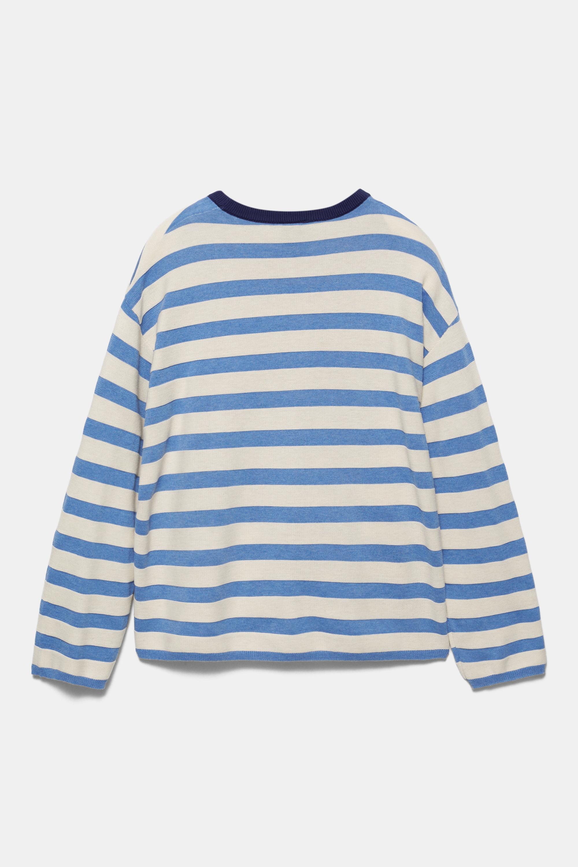 Çizgili örgü tişört - Görsel 32