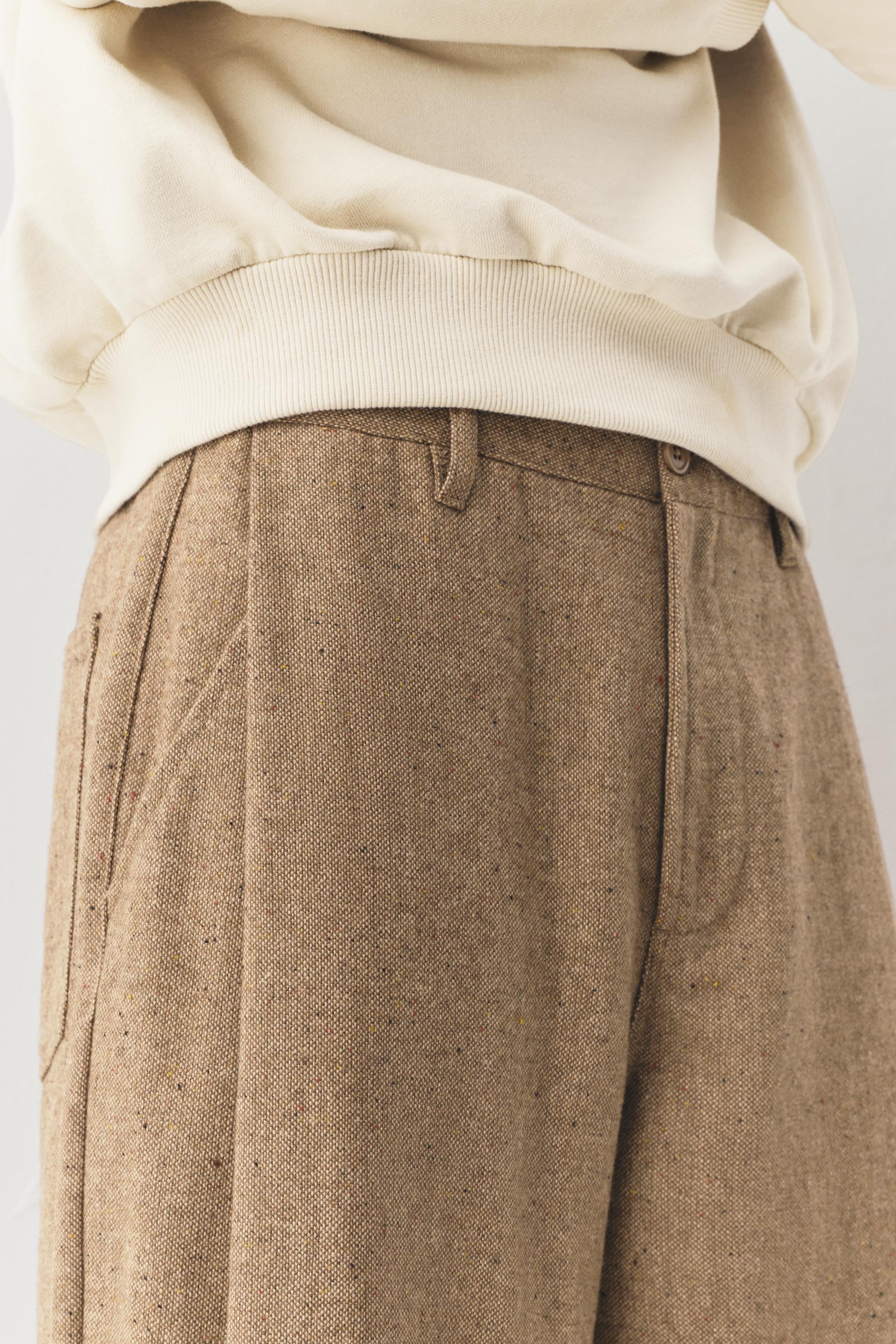 Yünlü tailored fit pantolon - Görsel 20