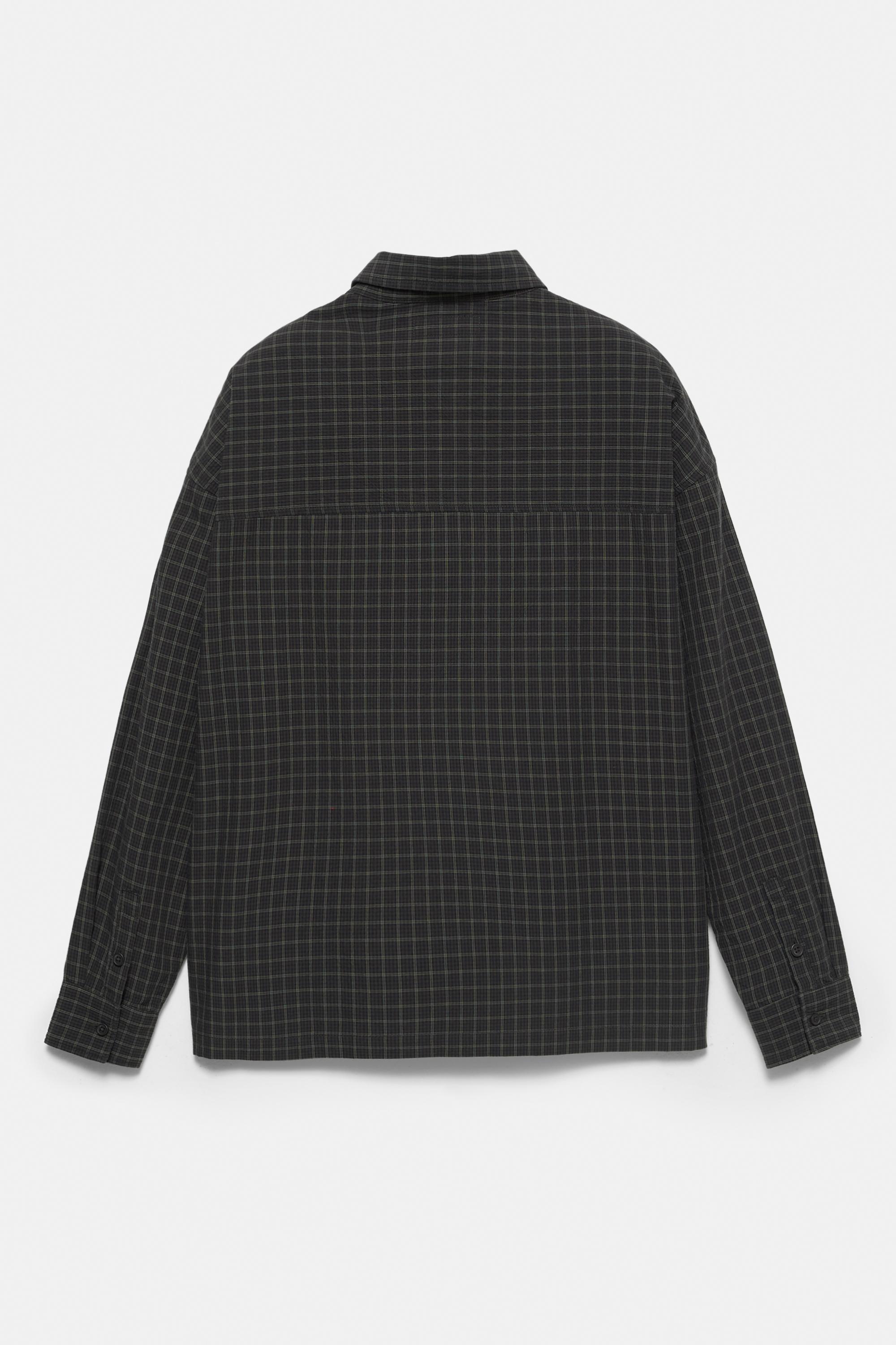 STWD işlemeli ekose gömlek - Görsel 4