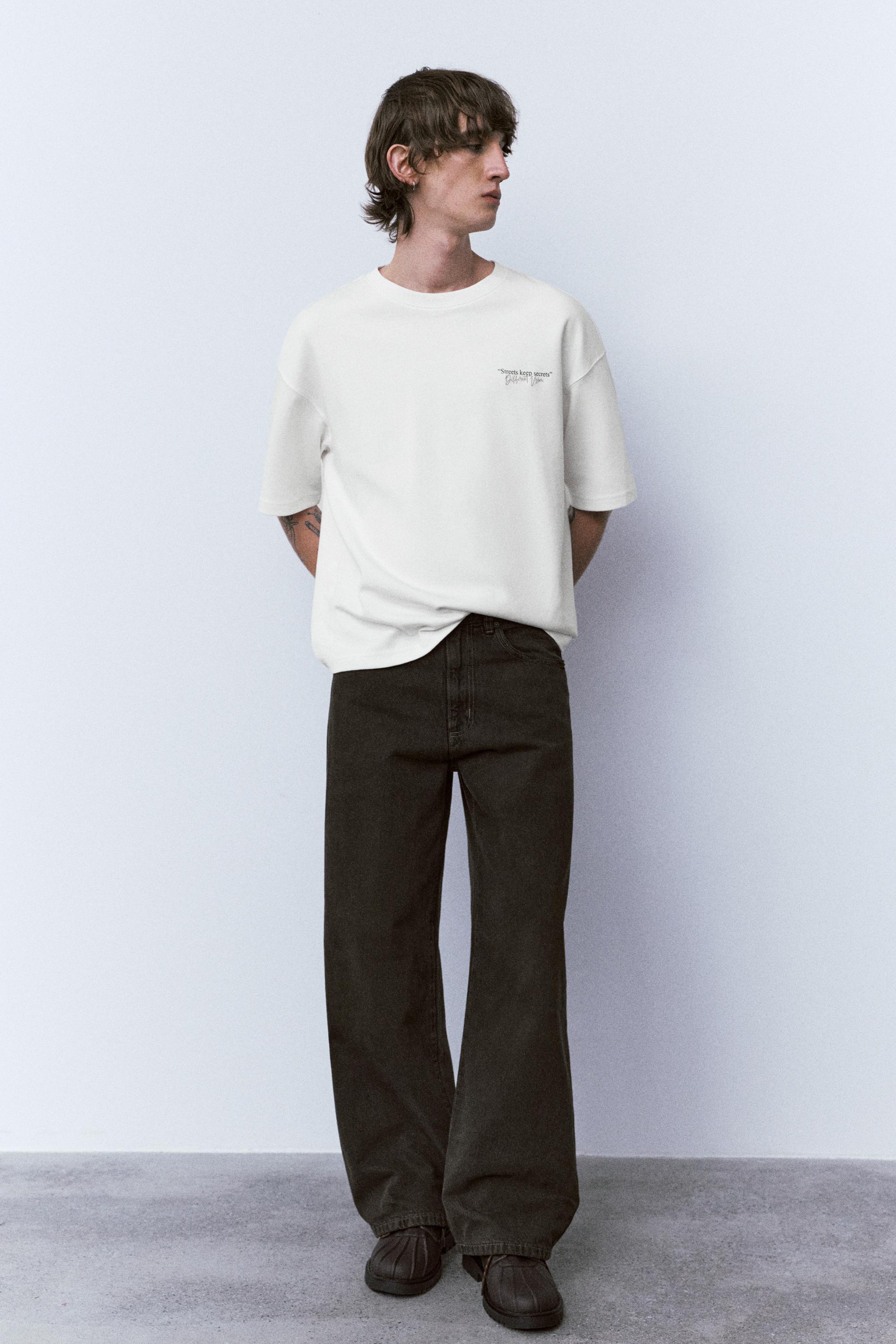 Kısa kollu Retrospective grafik sweatshirt - Görsel 12