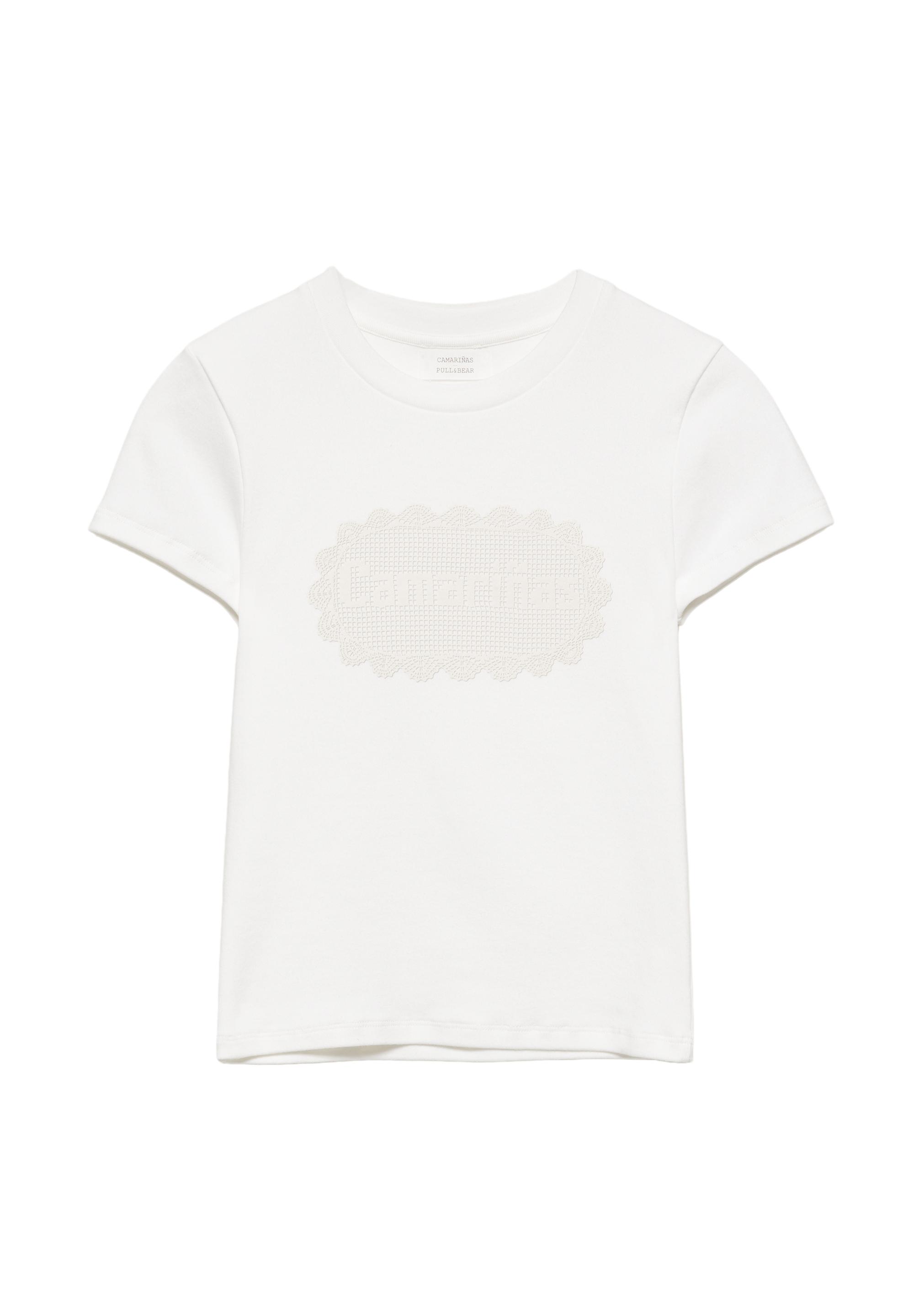 Encaixe de Camariñas x Pull&Bear T-shirt — Ice