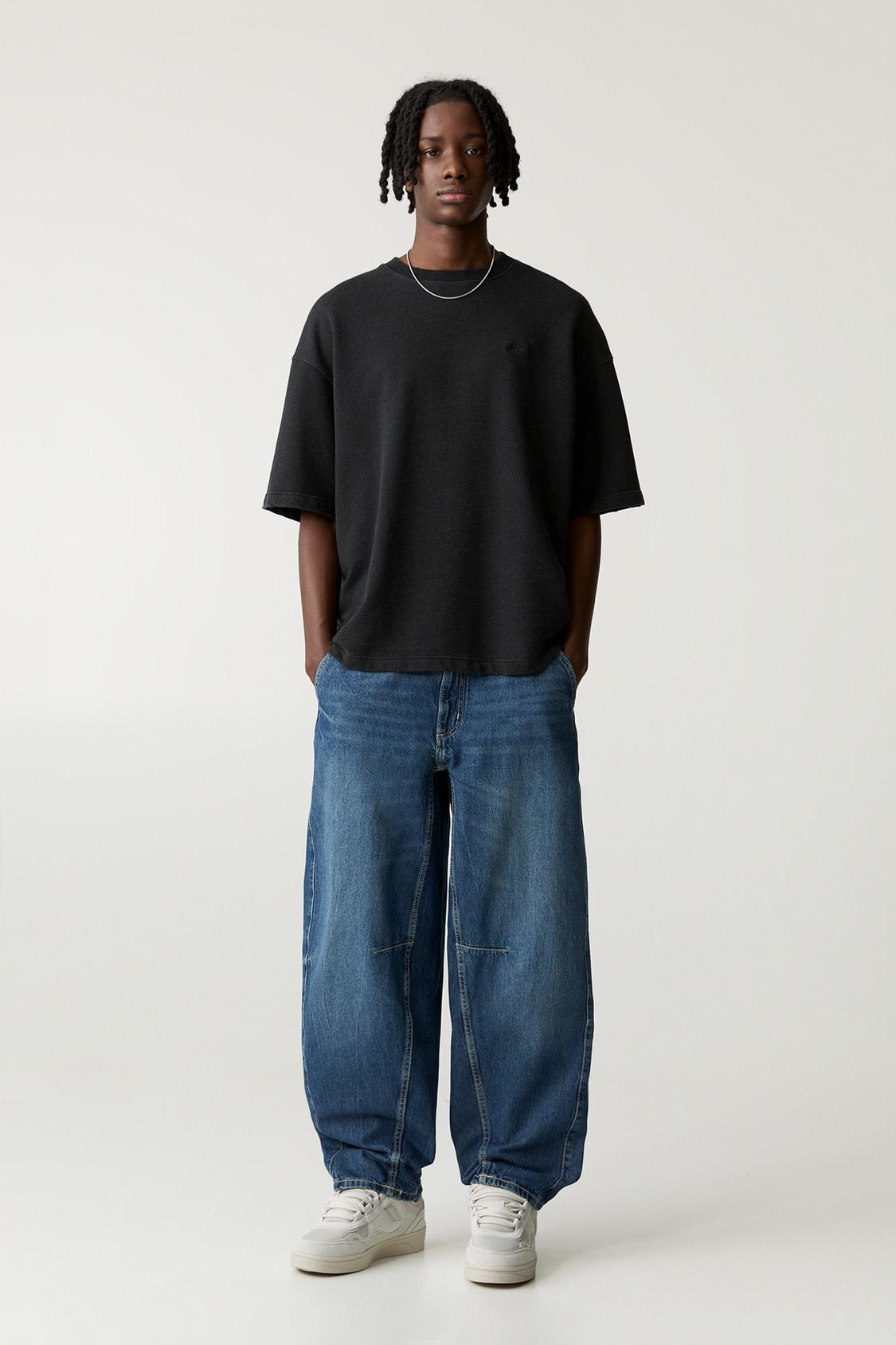 Celana Cargo Pantalon Cargo Homme Pull And Bear Slim Fit Vaqueros