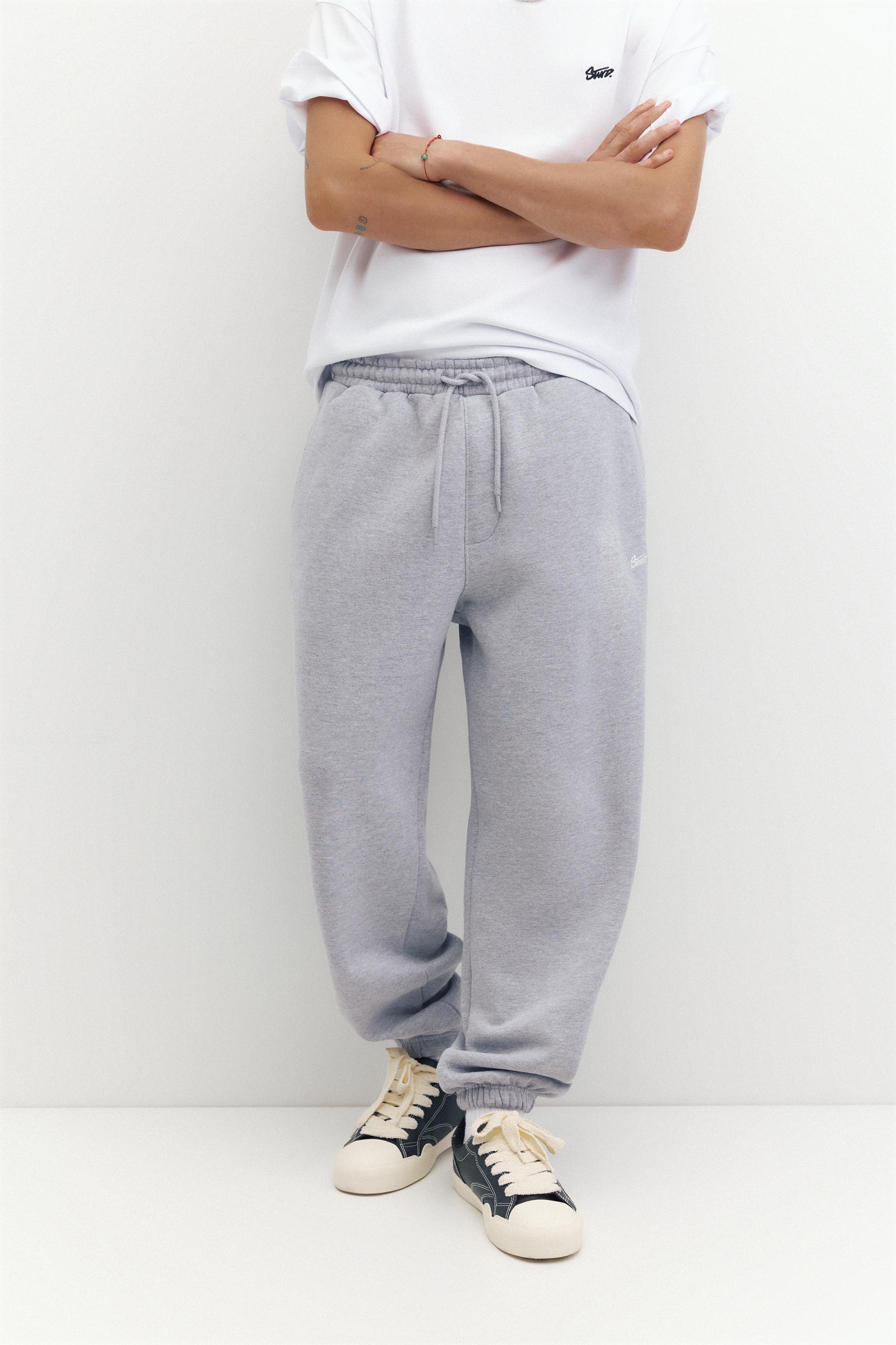 STWD joggers — Grey marl