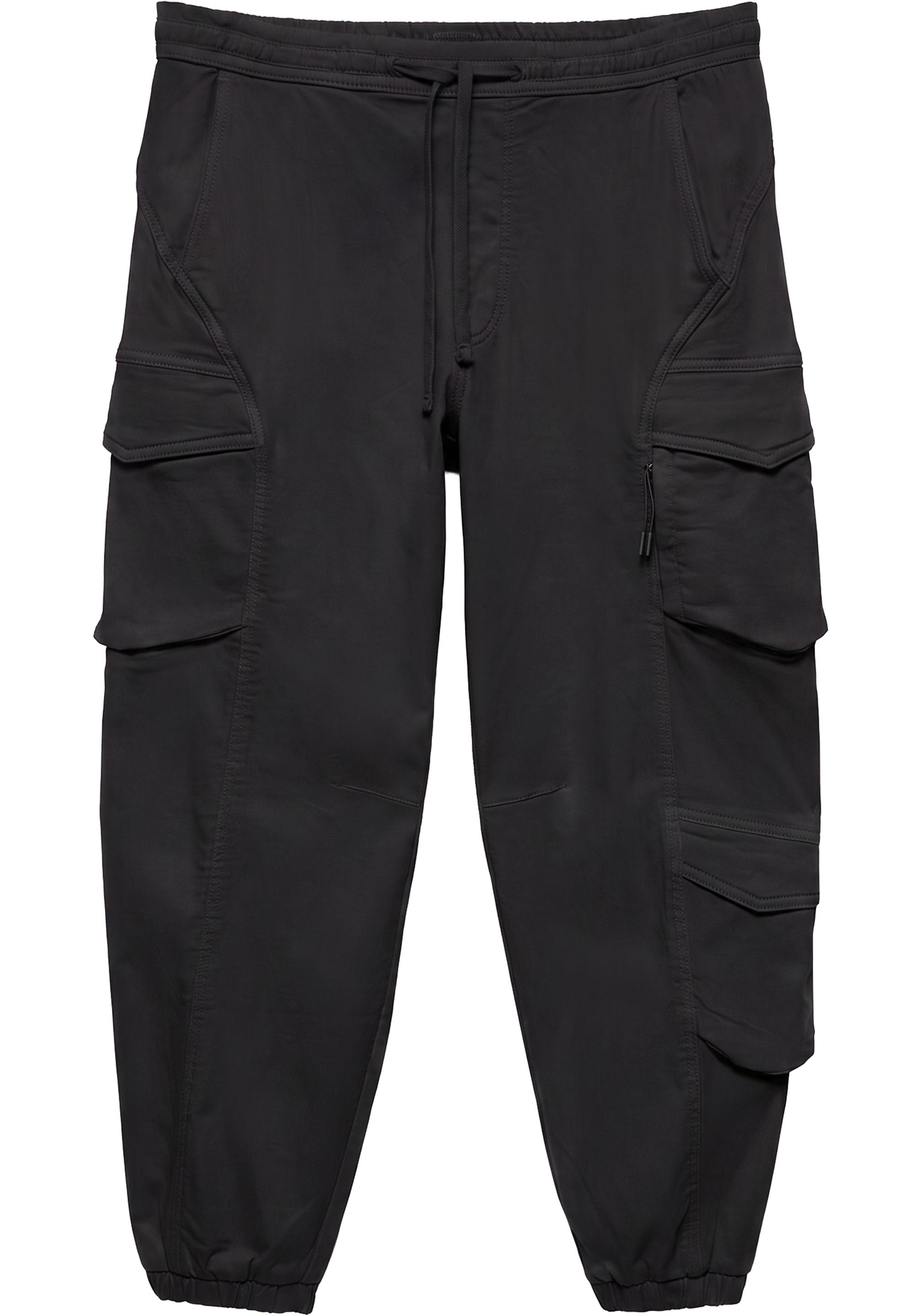 Multi-pocket joggers — Black
