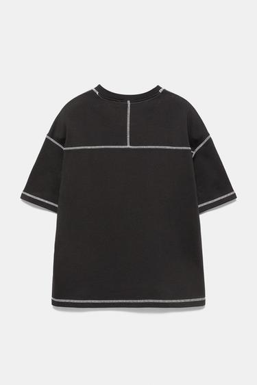 Short sleeve STWD seam sweatshirt — Black 8