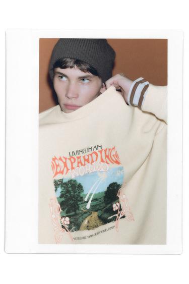 STWD graphic sweatshirt — Ecru 3