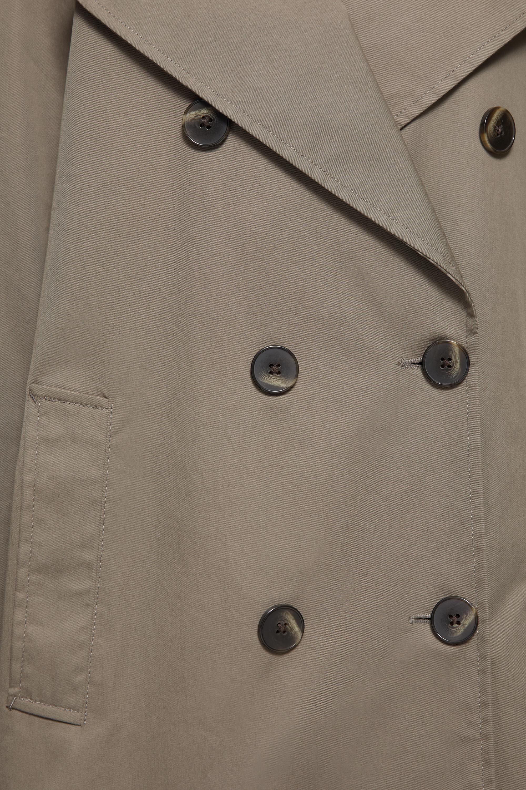 Trench coat — Mole brown