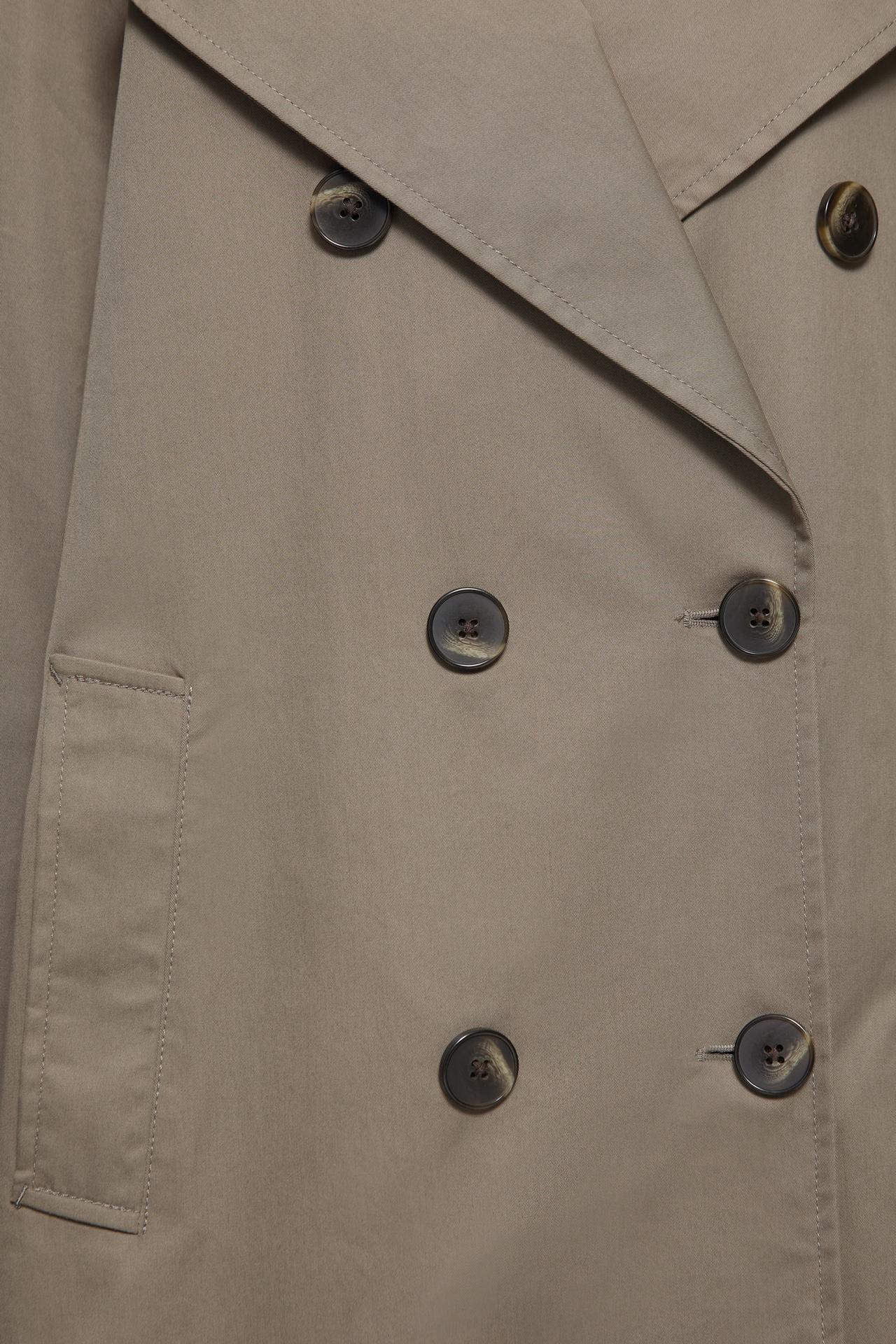 Trench coat — Mole brown