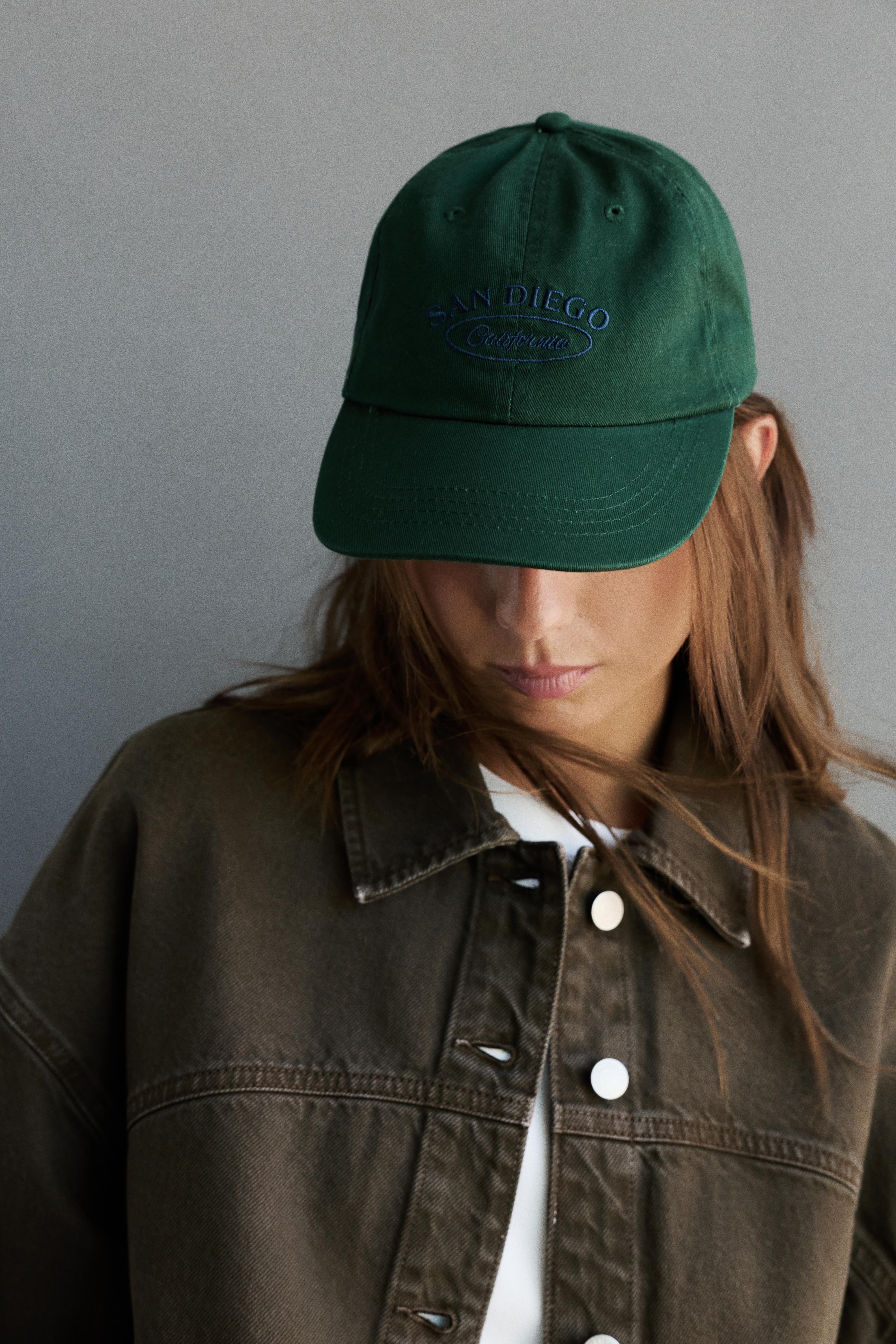 San Diego embroidered cap — Green