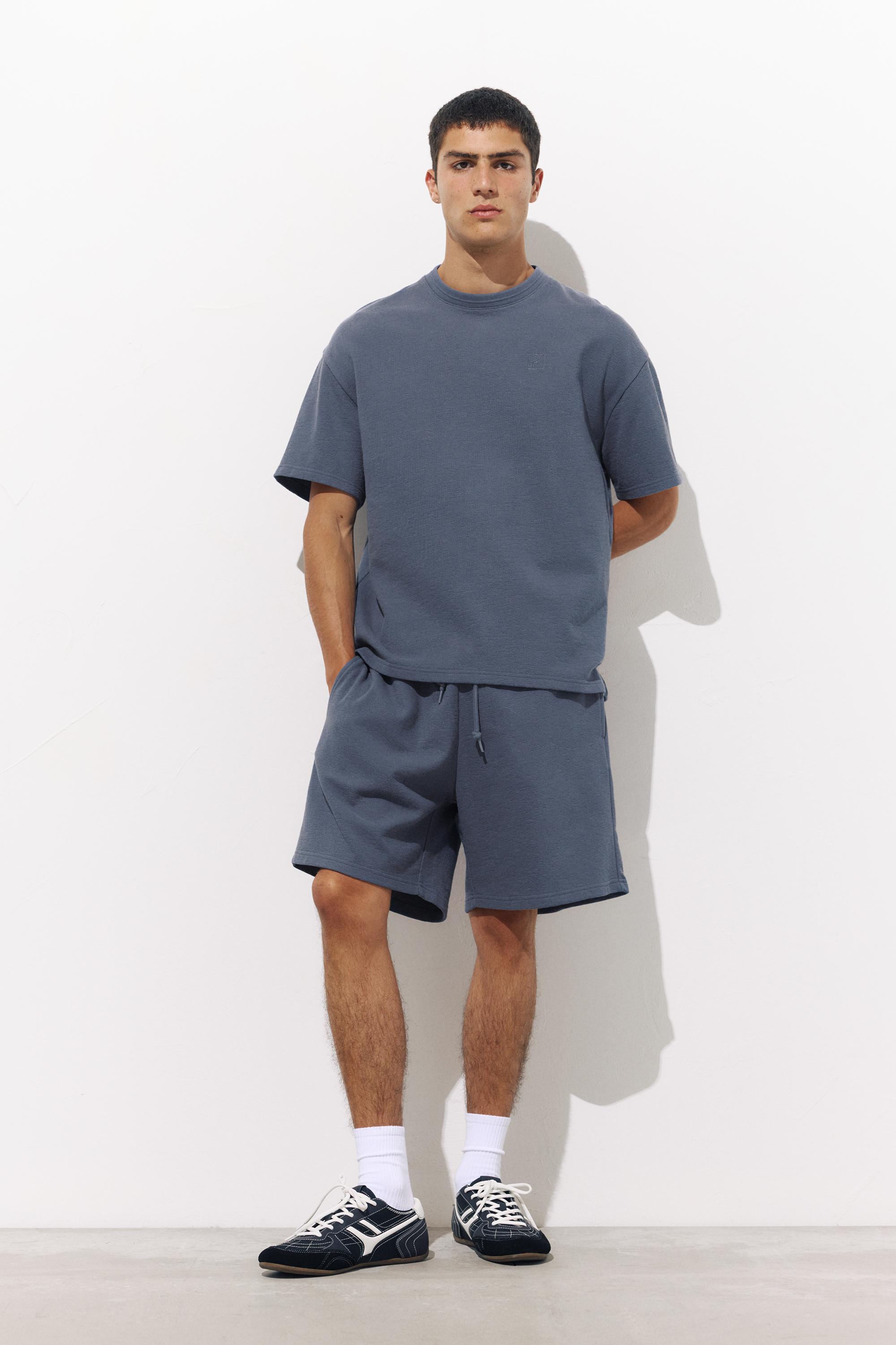 Kısa kollu logolu sweatshirt - Görsel 7