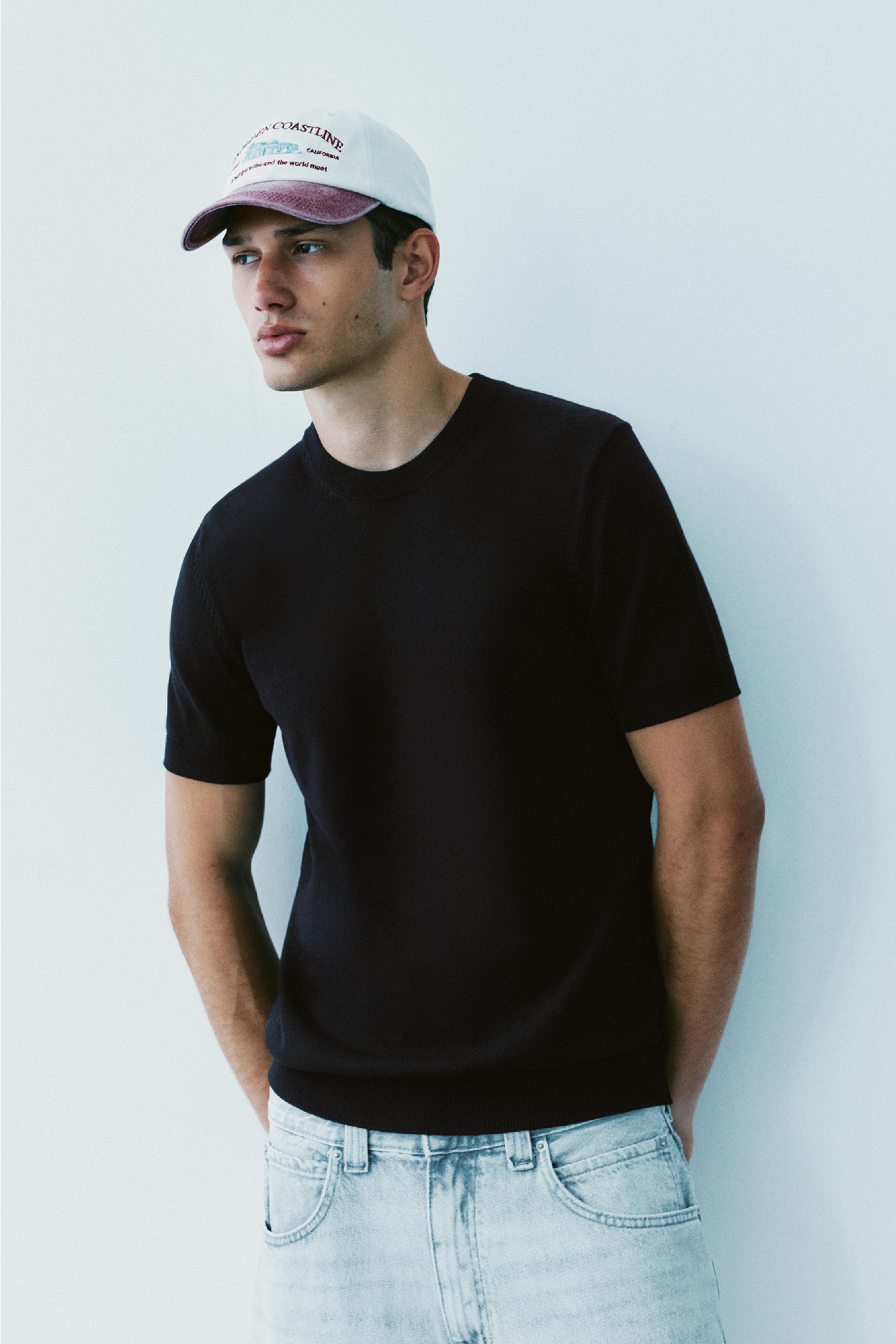 Short sleeve jumper — Black