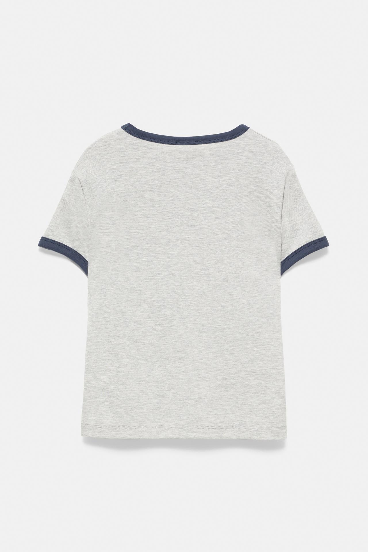 STWD graphic T-shirt — Grey marl