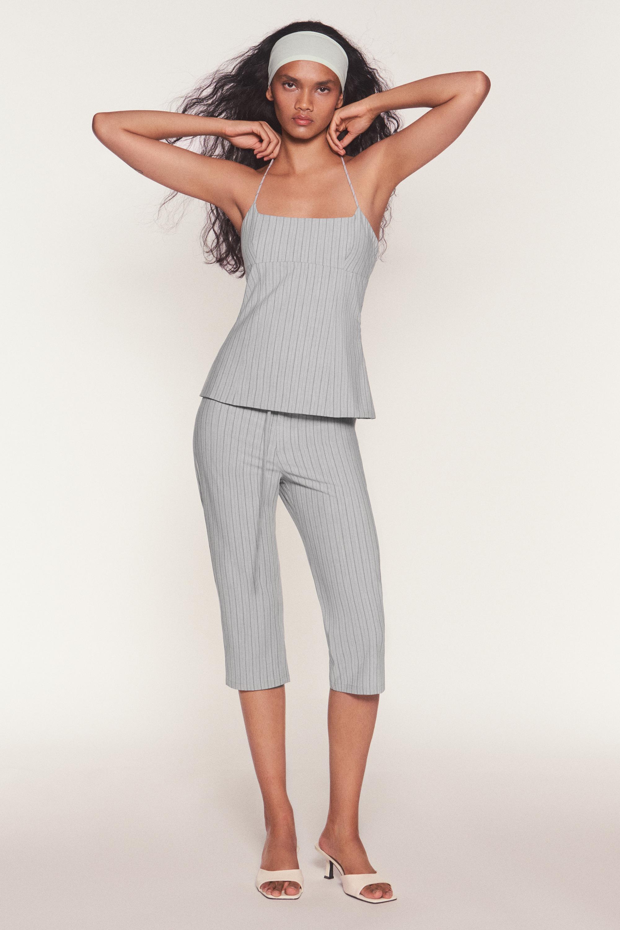 Striped halter top — Striped