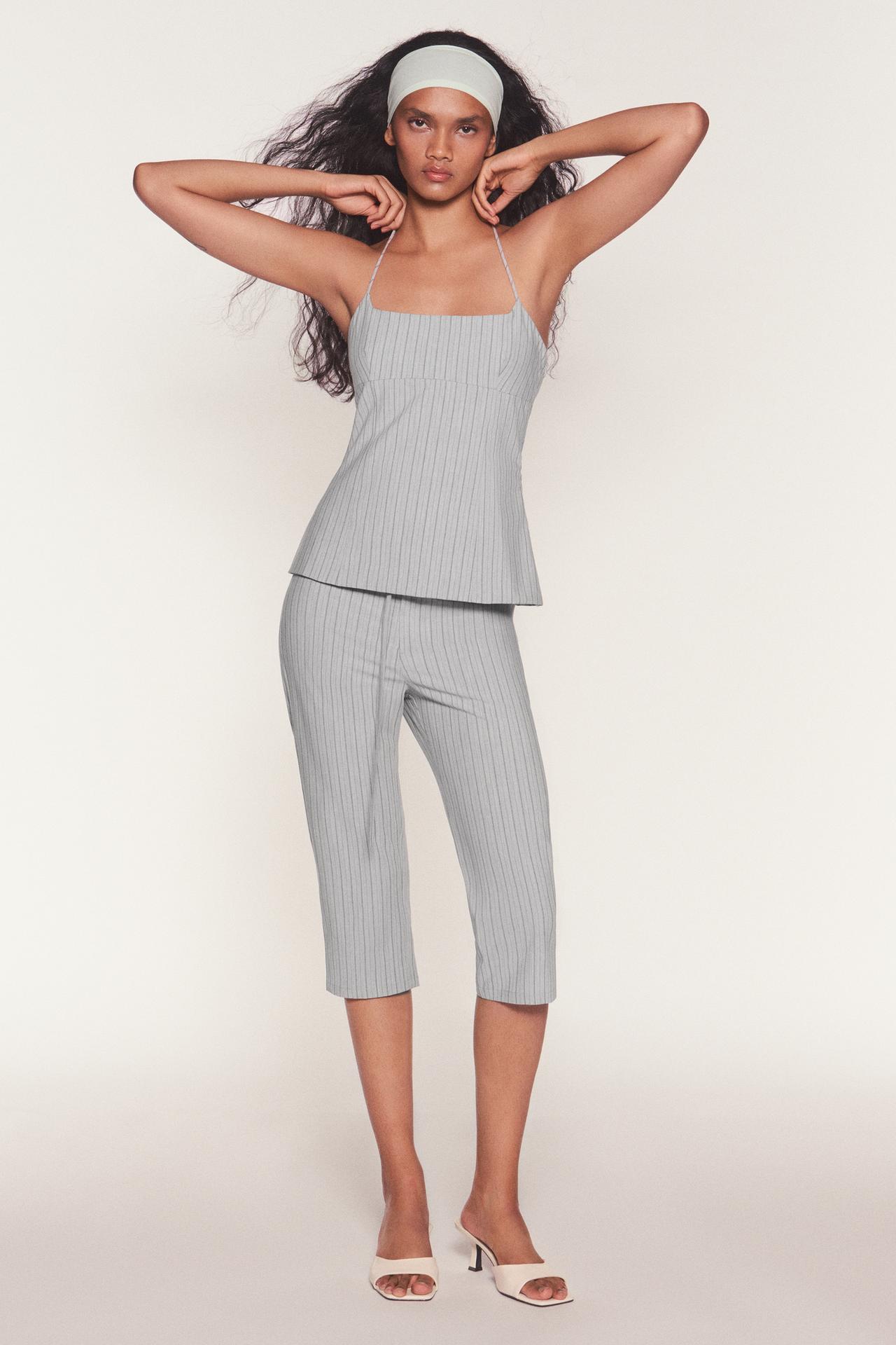 Striped halter top — Striped