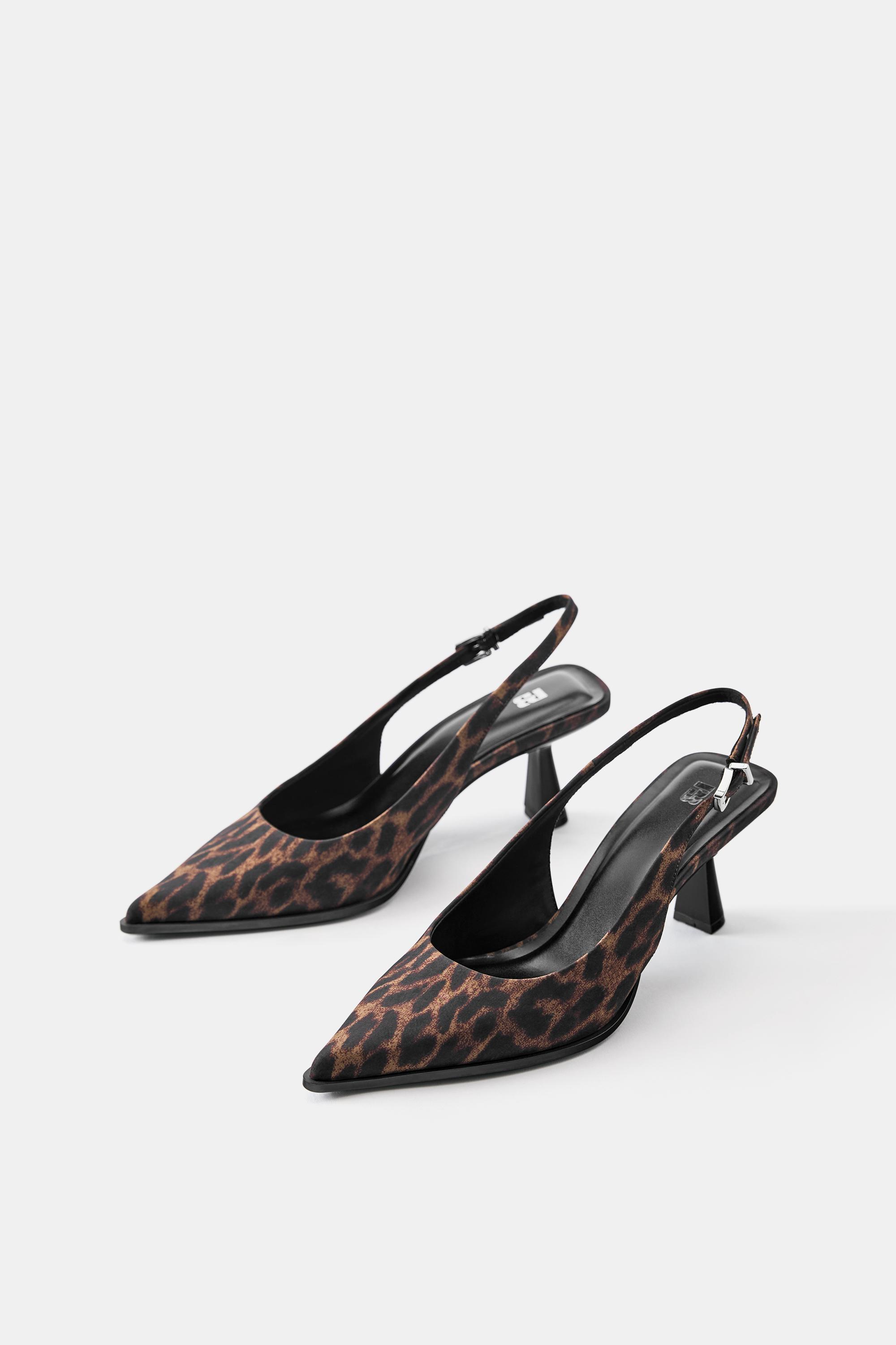 Leopard print slingback heels — Leopard (alternate view)