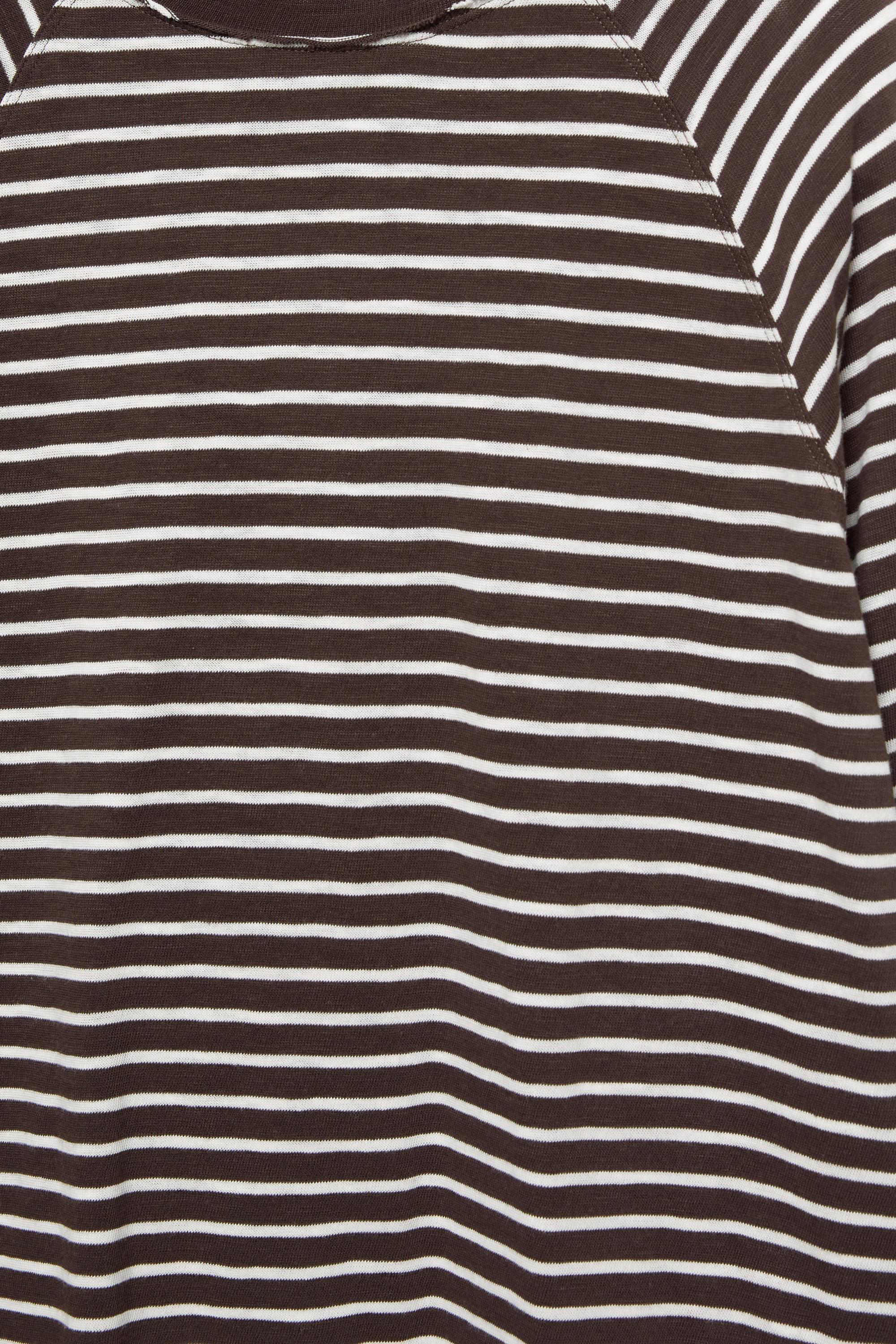 Long sleeve raglan T-shirt — Striped