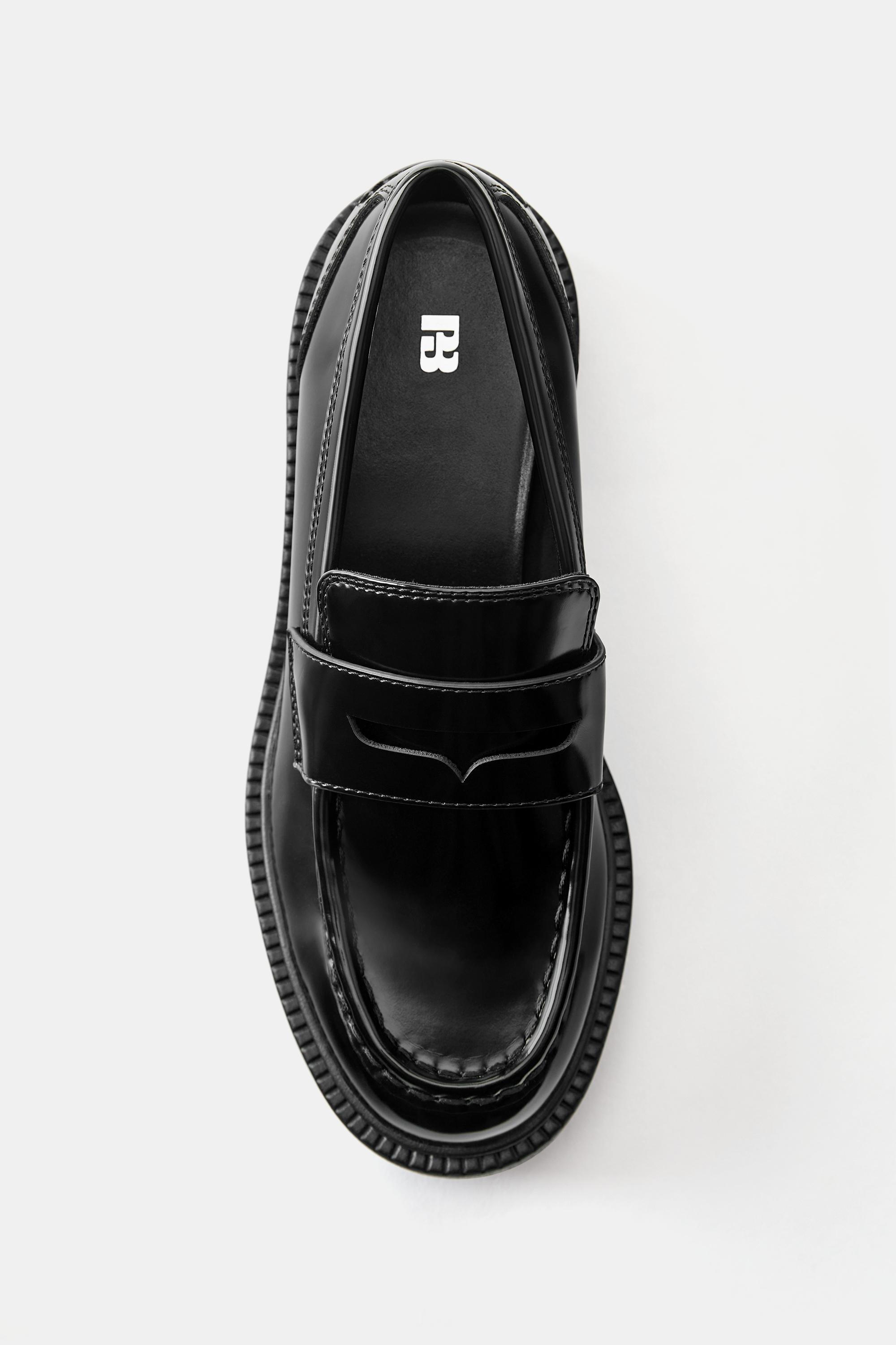 Block loafers — Black