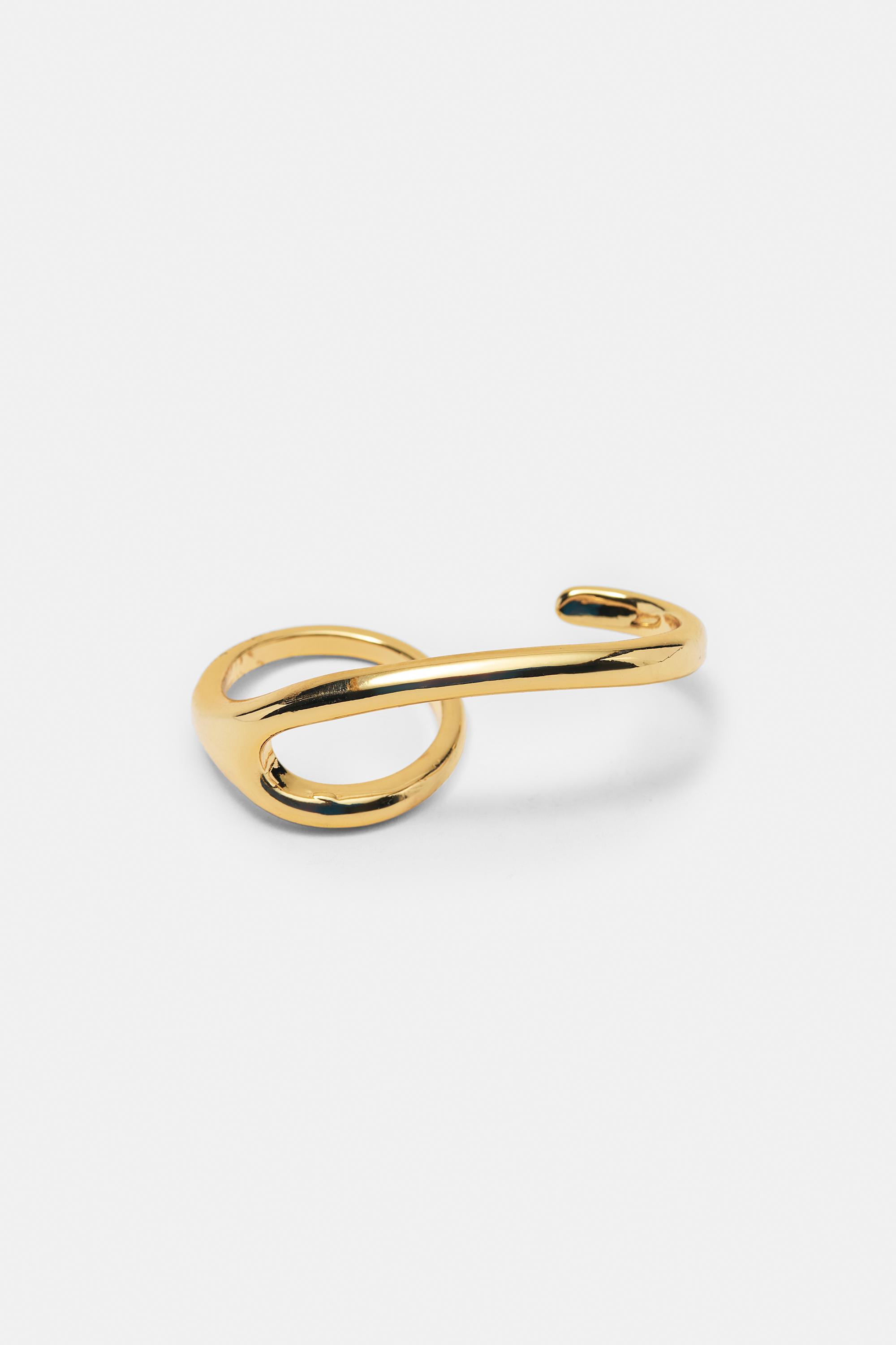 Fine double ring — Gold