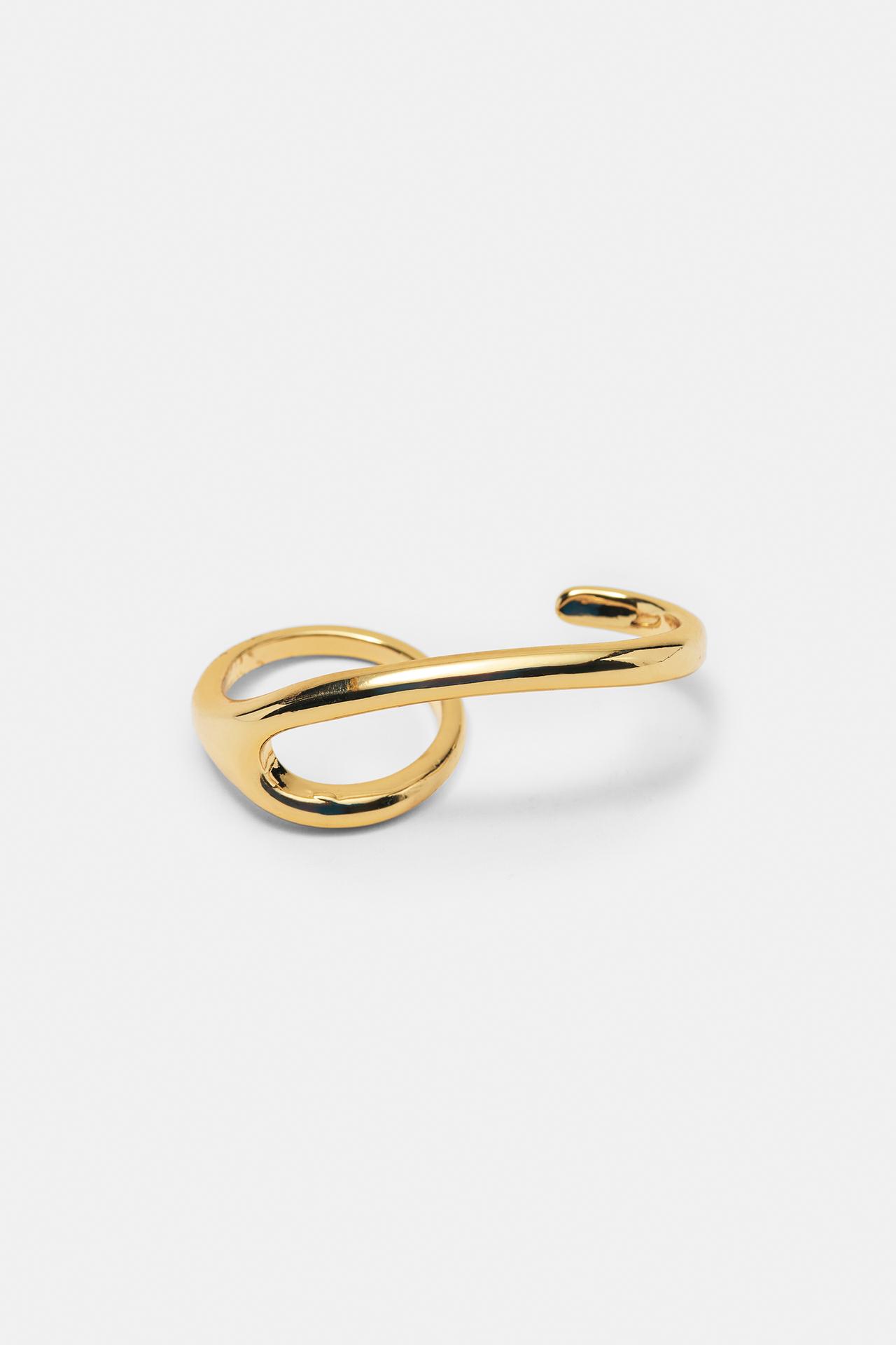 Fine double ring — Gold