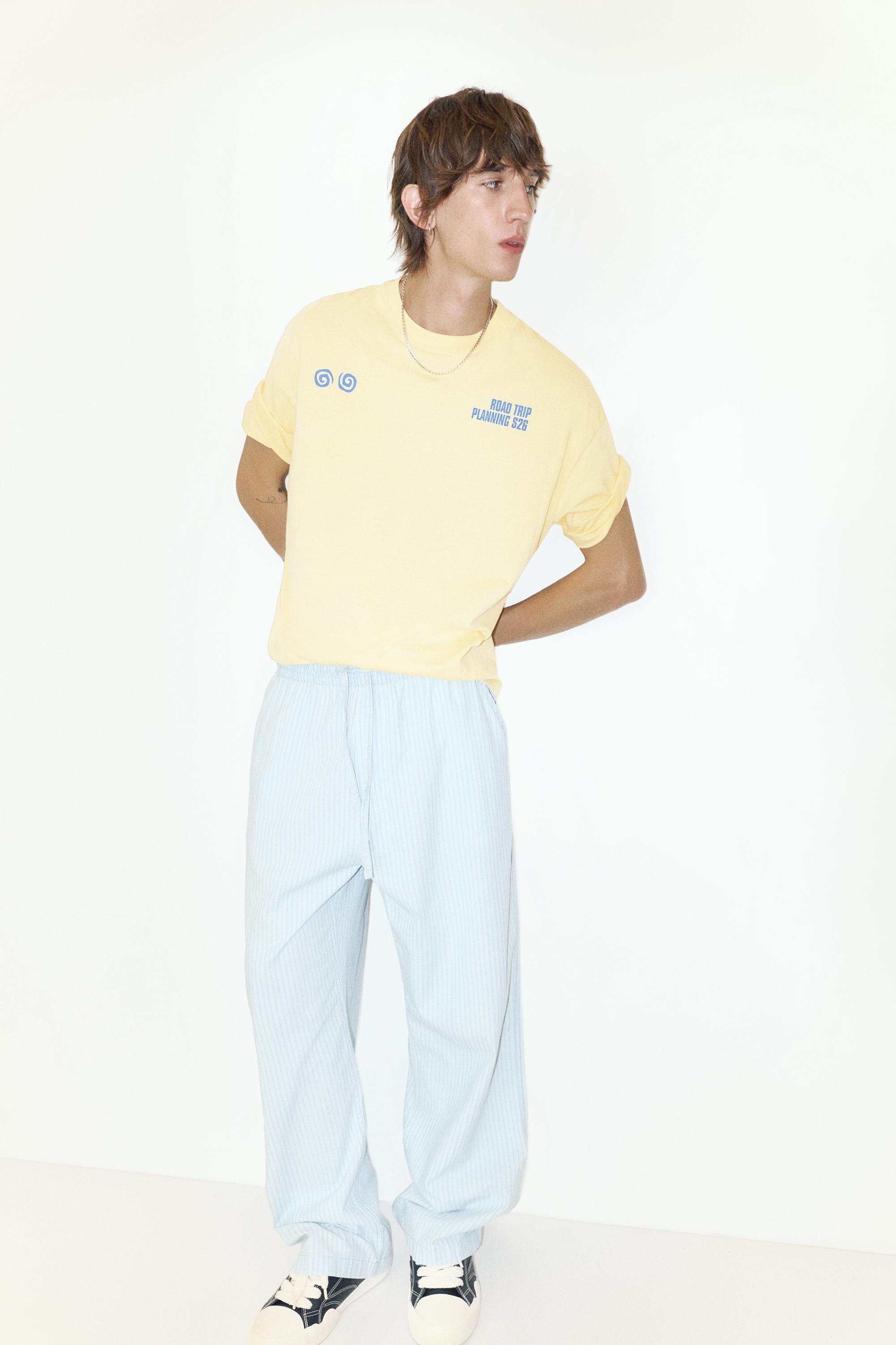 STWD Road Trip graphic T-shirt — Yellow