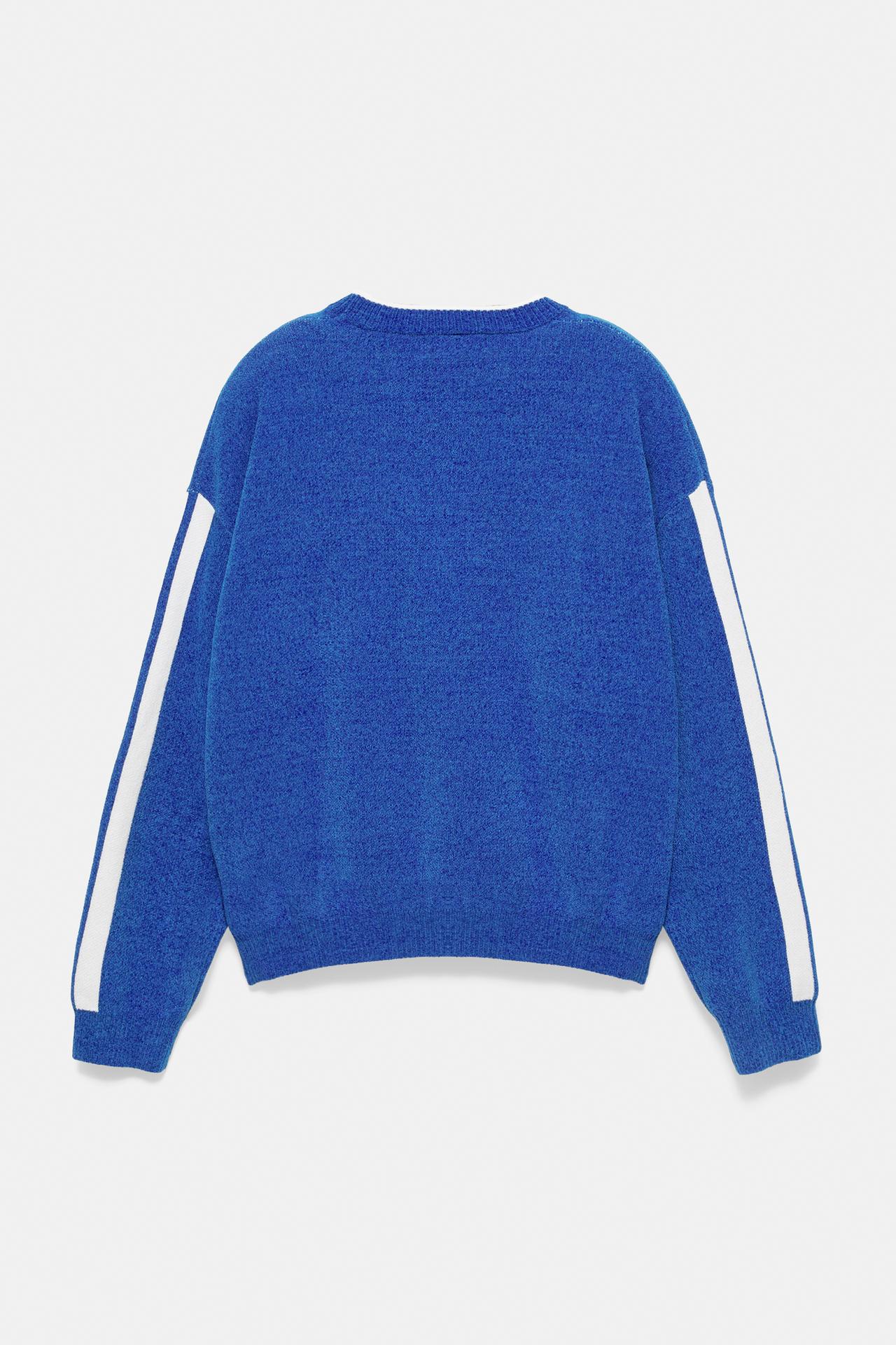 STWD graphic jumper — Blue
