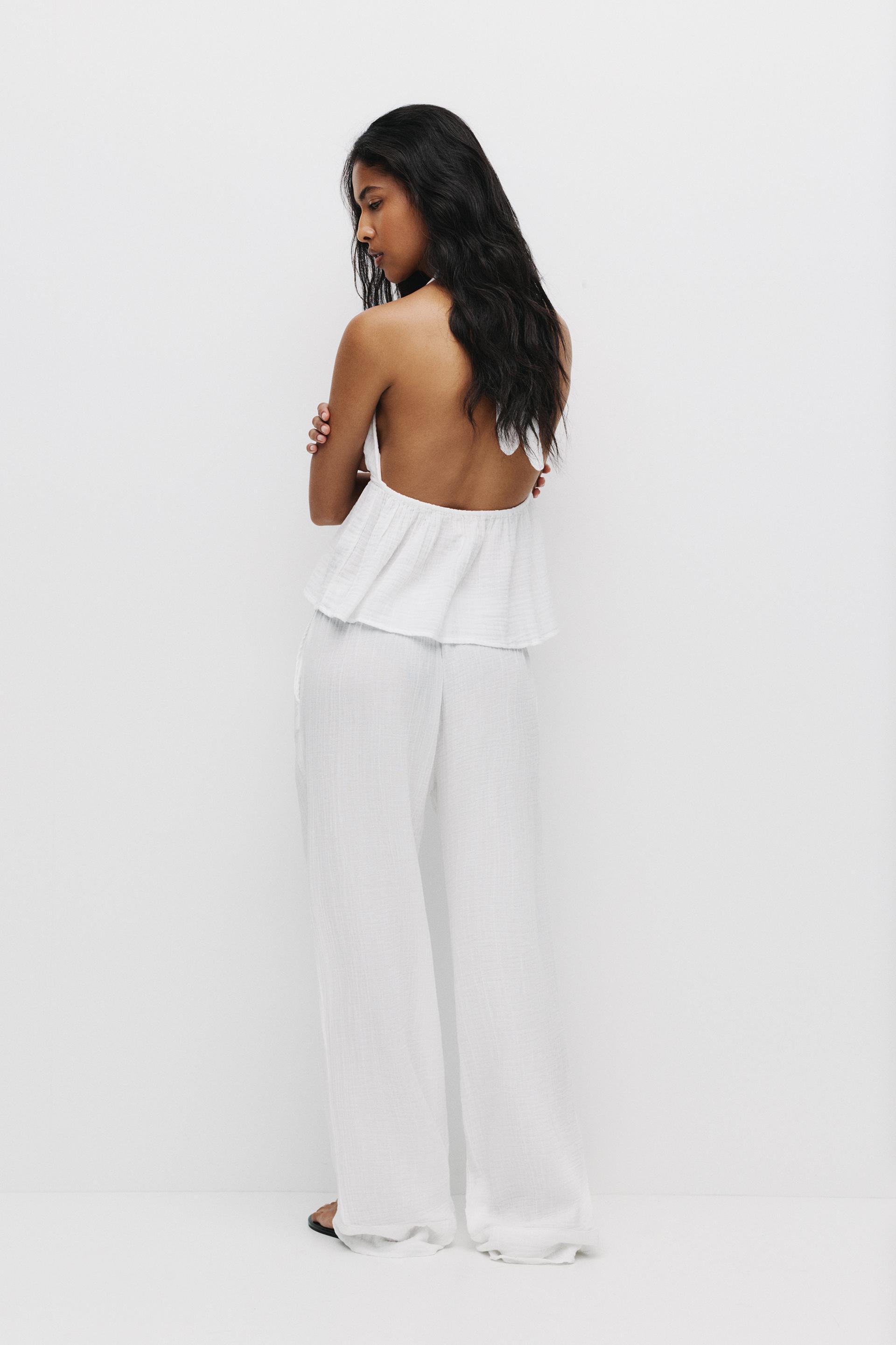 Jogging Palazzo Algodon Jogging Rustico Mujer Pantalón Jogger